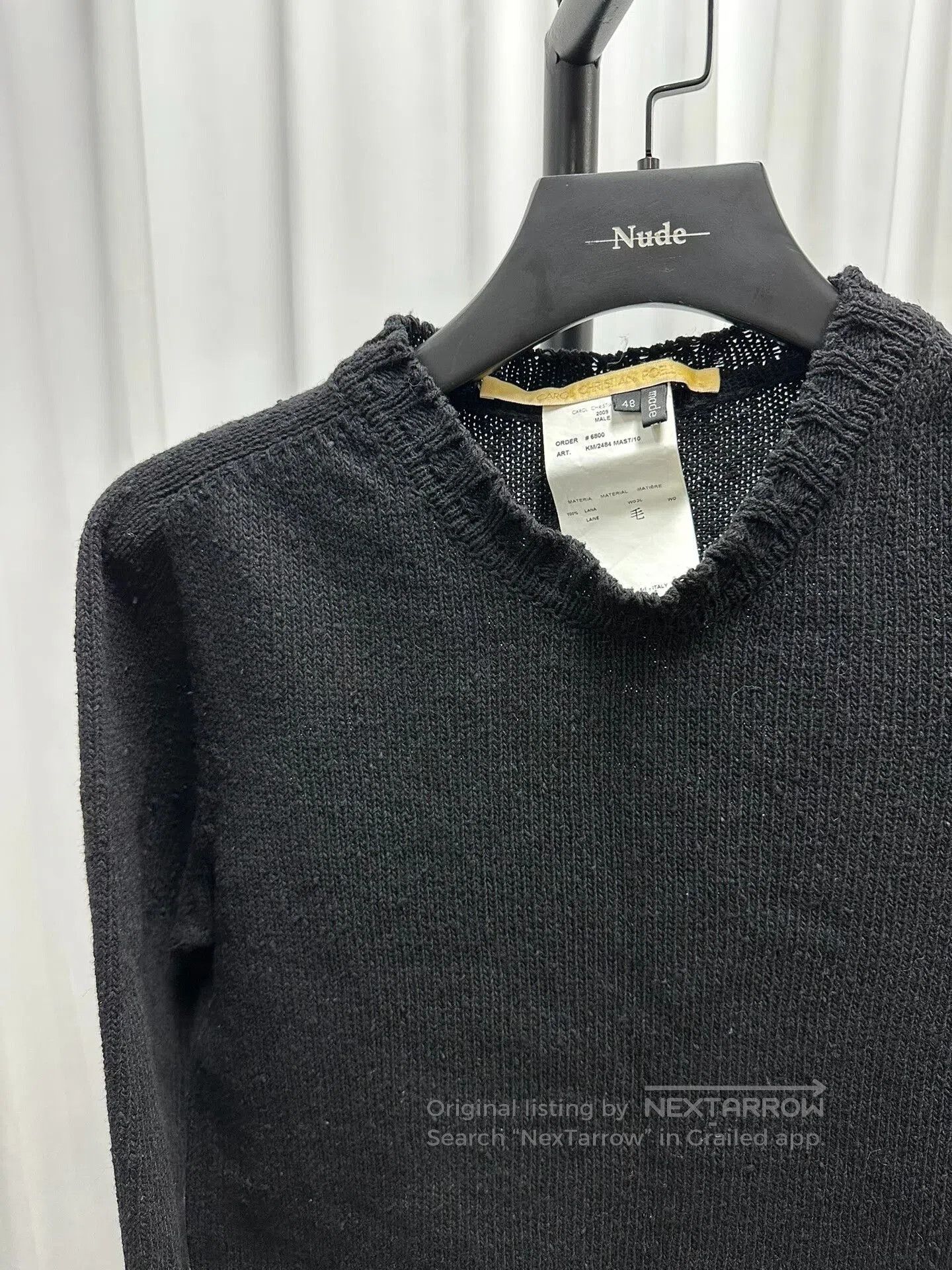 Carol Christian Poell Carol Christian Poell Wool Knit Sweater. Size US M / EU 48-50 / 2 - 2 Thumbnail