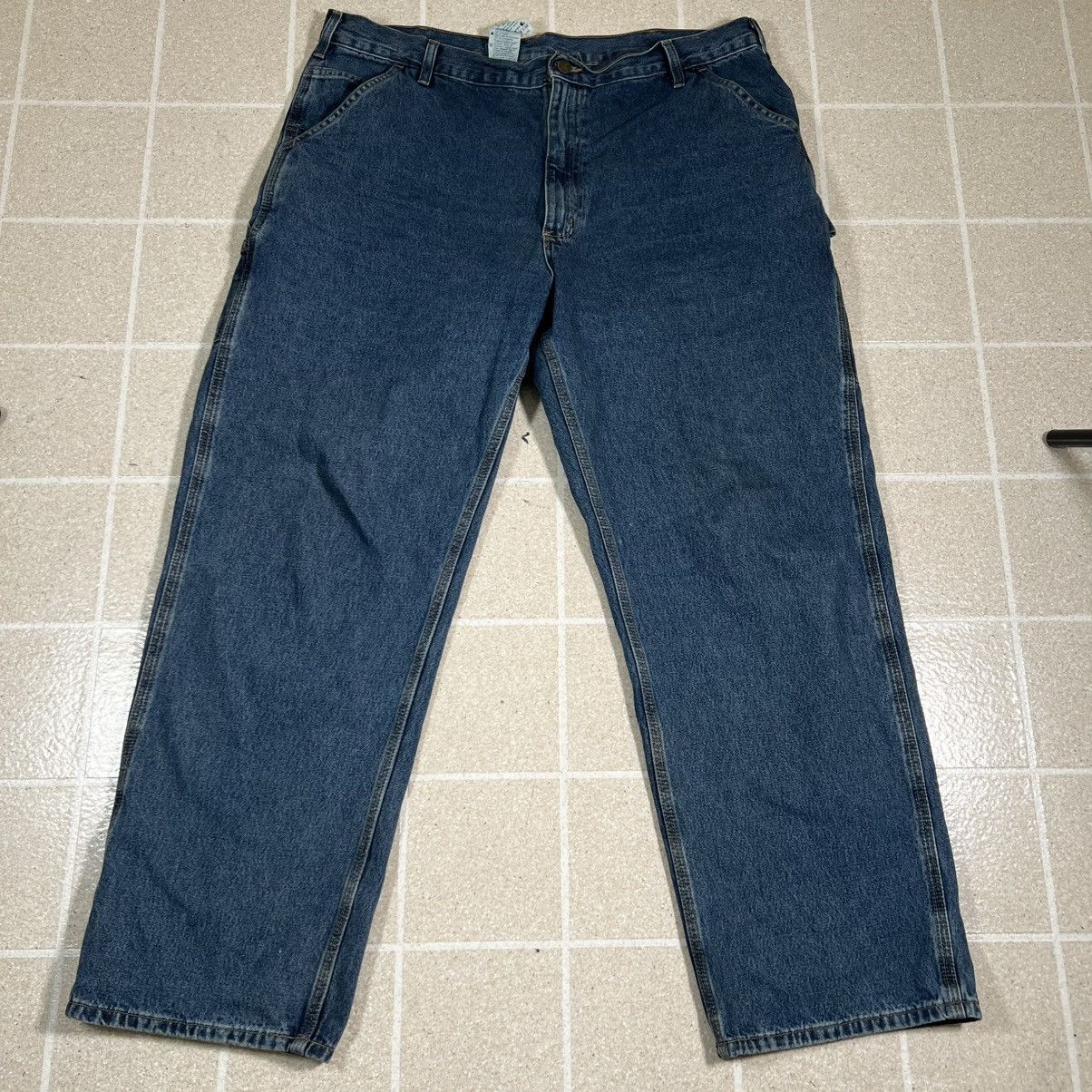 Carhartt Carhartt Washed Denim Loose Fit m Jeans Blue Denim 40x32 Size US 40 / EU 56 - 3 Thumbnail