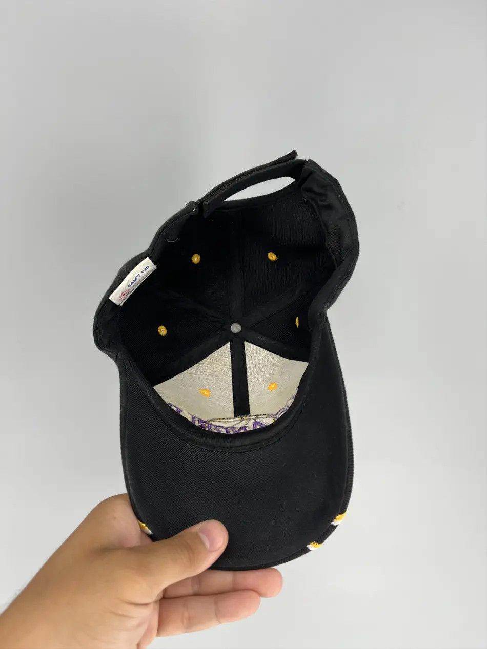 Los Angeles Apparel Vintage Sam’s Cap Los Angeles Black Strapback Hat Size ONE SIZE - 5 Thumbnail