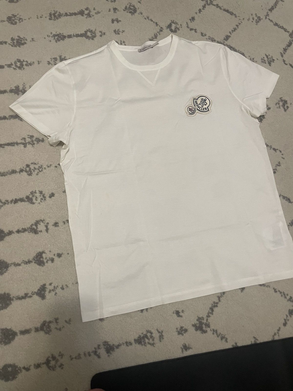 Moncler Moncler a double logo T-shirt Size US XL / EU 56 / 4 - 1 Thumbnail
