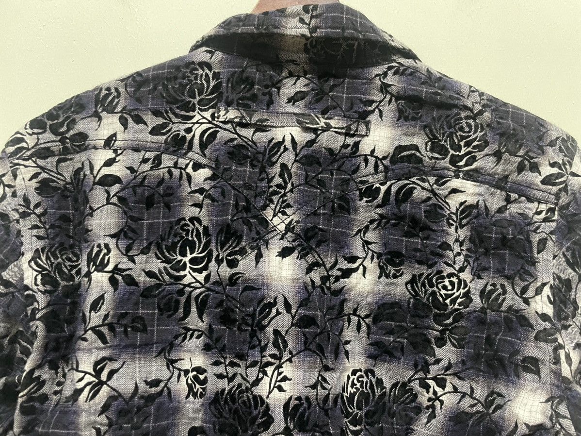 If Six Was Nine × Japanese Brand × Tornado Mart Tornado Mart Flower Printed Shirt Size US M / EU 48-50 / 2 - 4 Thumbnail