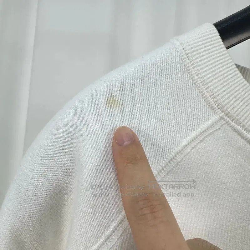 Dior Dior Men's Long Sleeve White Sweatshirt . Size US XL / EU 56 / 4 - 4 Thumbnail