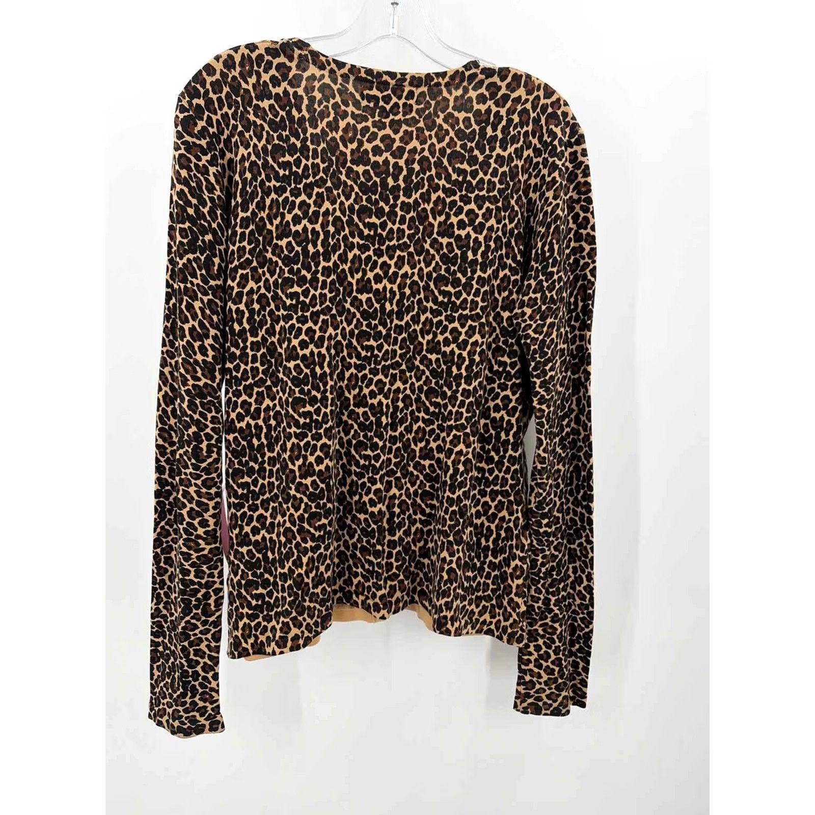 Vintage Jones NY Brown Cardigan Sweater Size Medium Size M / US 6-8 / IT 42-44 - 2 Thumbnail