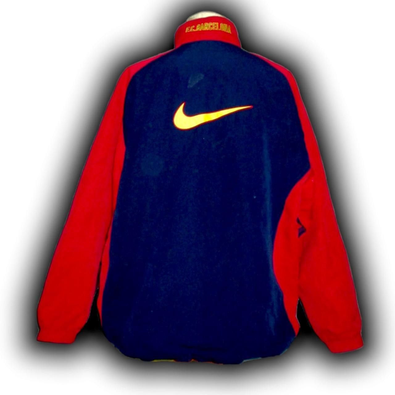 Nike Fc Barcelona Spain 1998 1999 2000 Away Third Jacket Jersey Size US L / EU 52-54 / 3 - 2 Thumbnail