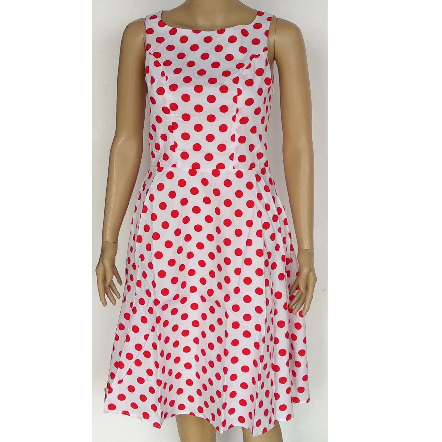Other Vintage style polka dots elegant dress Size L / US 10 / IT 46 - 1 Thumbnail