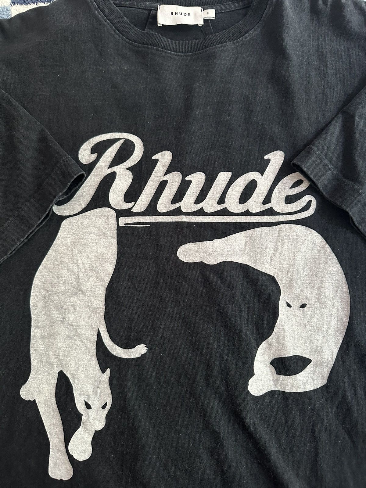 Rhude Rhude Black Cat Graphic Tee Size US S / EU 44-46 / 1 - 4 Thumbnail