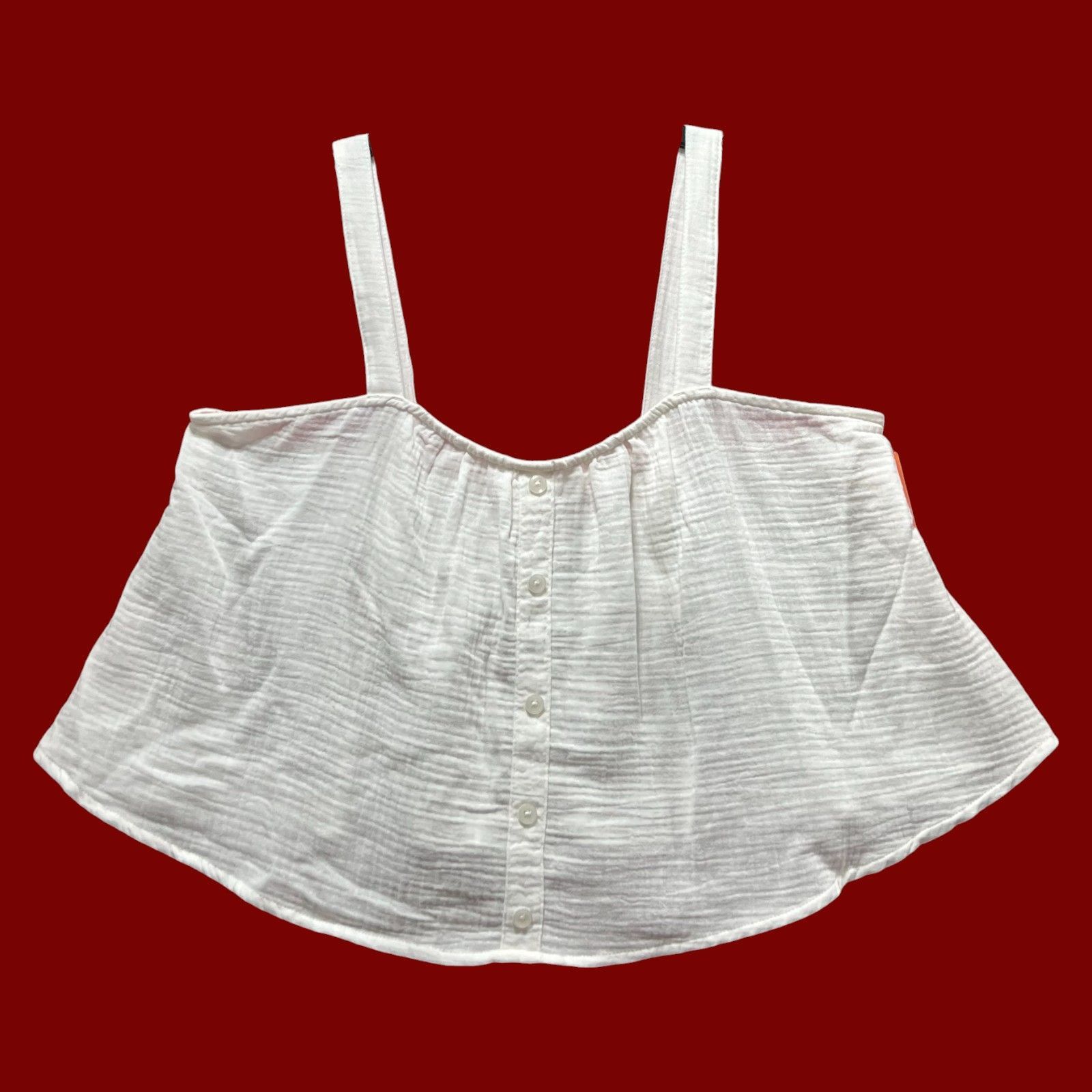 Other Colsie - Women's Tiny Tank Top - White - Large Size L / US 10 / IT 46 - 1 Thumbnail