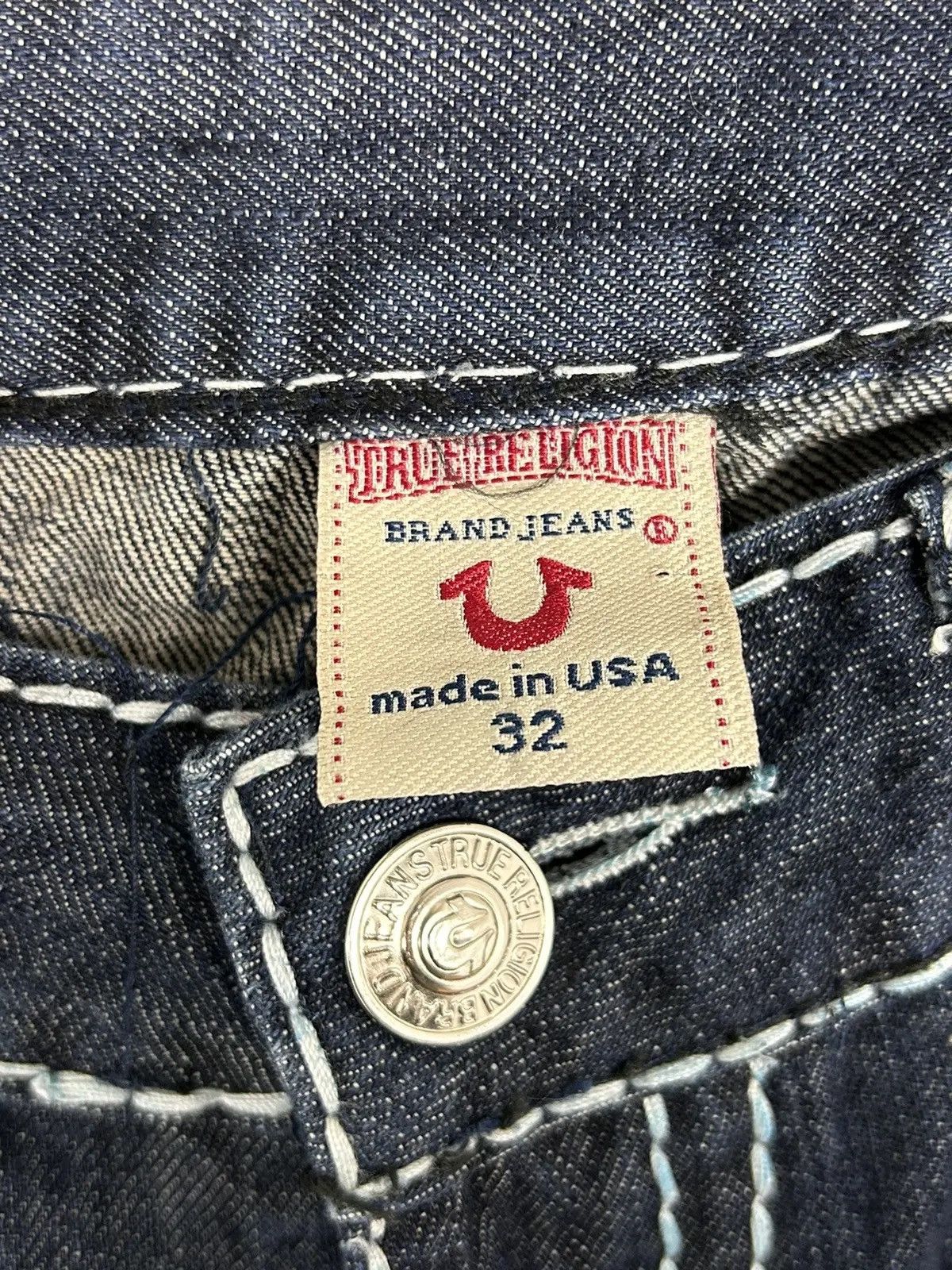 True Religion Vintage True Religion Bobby Crazy Embroidery Jeans Size 32 Size 32" / US 10 / IT 46 - 10 Thumbnail