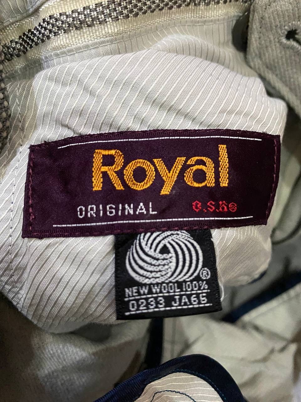 Japanese Brand × Royal Underground Vintage 80s Royal Old Money Fashion Wool Casual Pants Size US 32 / EU 48 - 7 Thumbnail