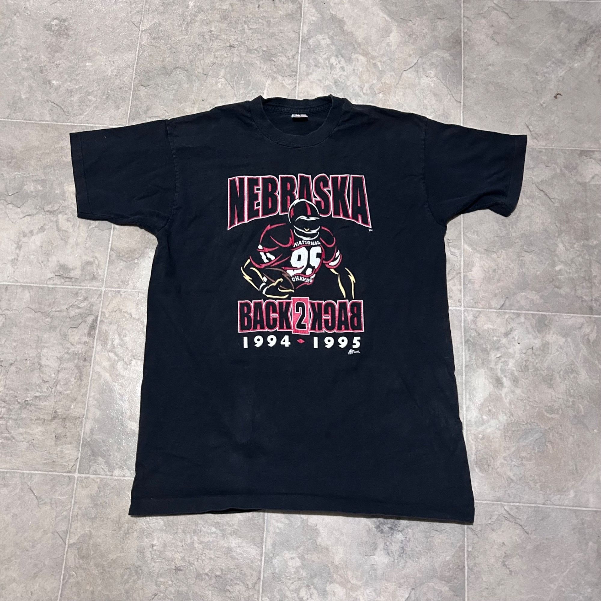 Fruit Of The Loom Vintage Nebraska Cornhuskers Shirt Size US XL / EU 56 / 4 - 1 Thumbnail