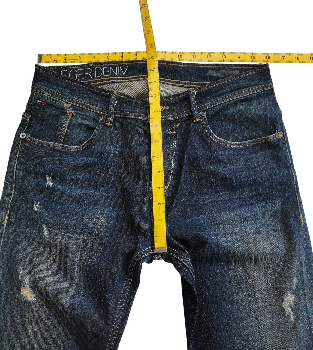 Tommy Hilfiger Tommy Hilfiger Denim Distressed Jeans Size US 32 / EU 48 - 10 Thumbnail