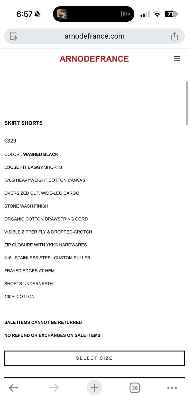 Other ARNODEFRANCE shorts Size US 33 - 2 Thumbnail
