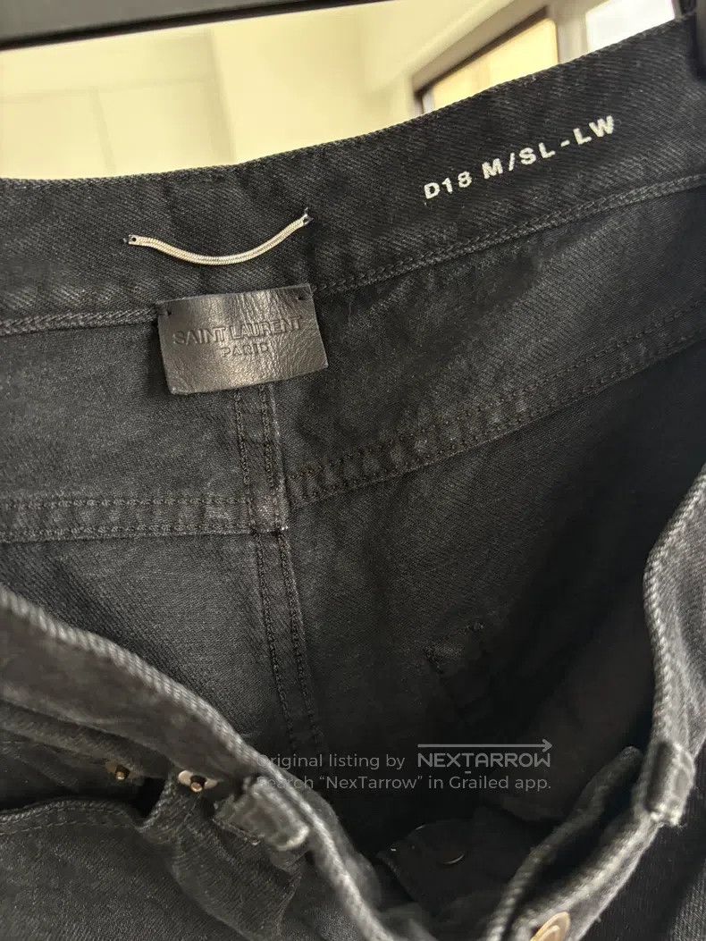 Saint Laurent Paris Saint Laurent Paris Denim Long Trousers Size US 30 / EU 46 - 4 Thumbnail