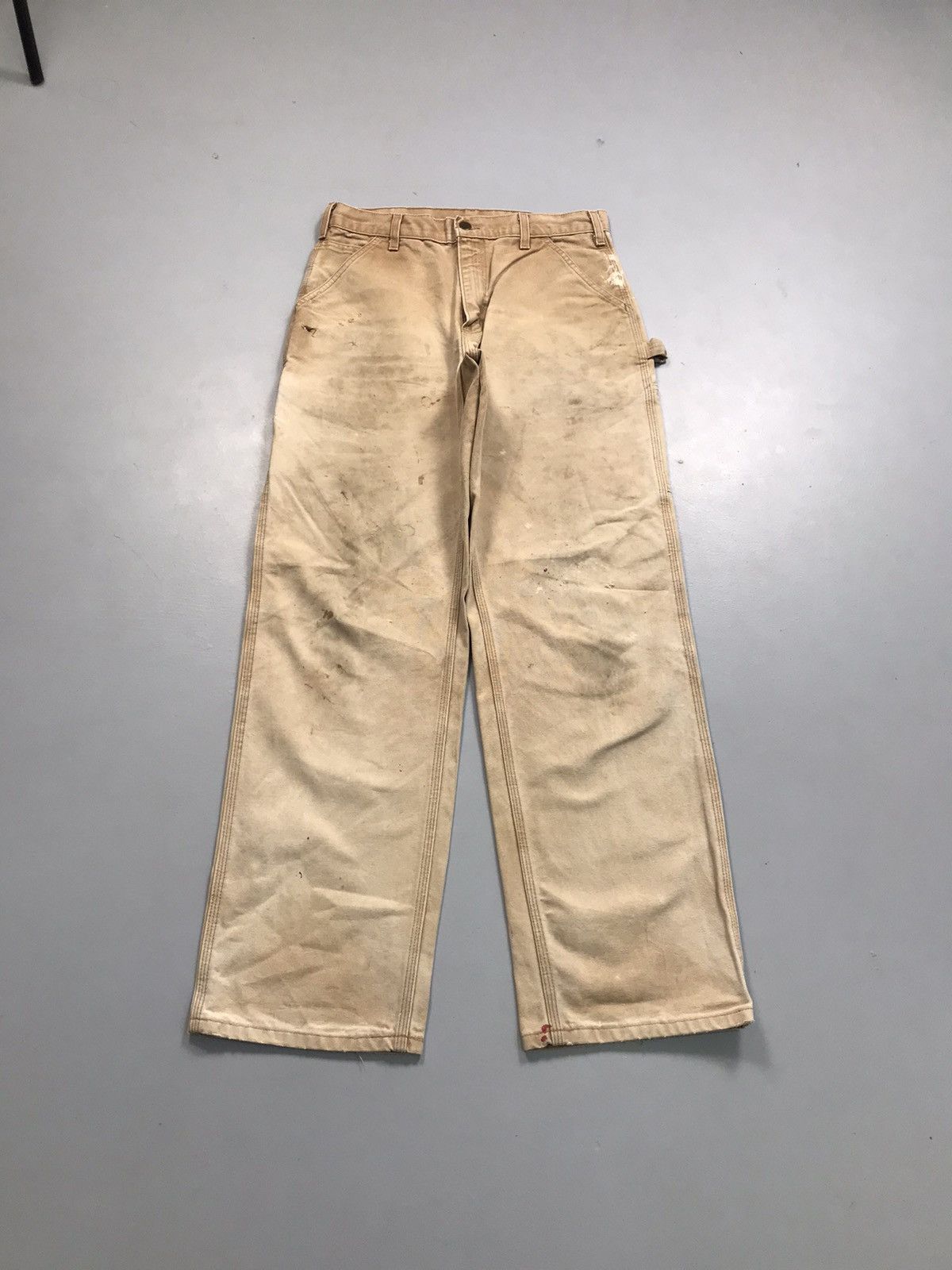 Carhartt Vintage Carhartt B11 BRN carpenter workwear denim Size US 32 / EU 48 - 1 Thumbnail