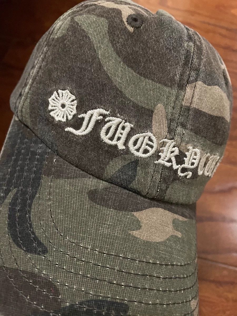 Japanese Brand Utility grunge gothic letter embroidered camo camouflage cap Size ONE SIZE - 5 Thumbnail