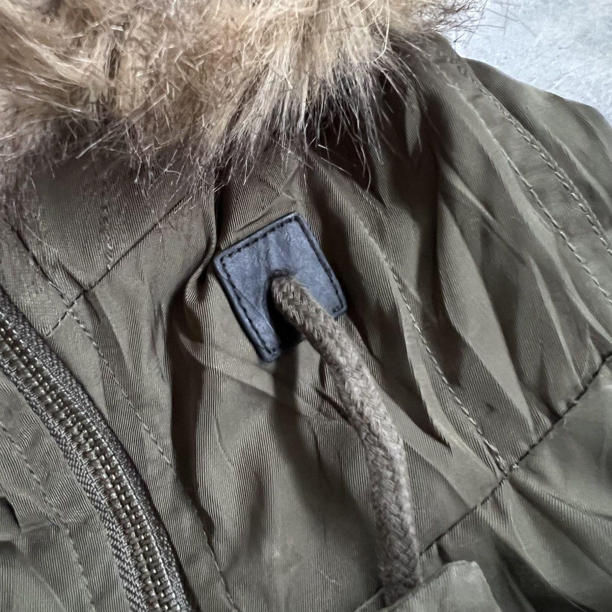 Japanese Brand 2000s Browny Standard N-2B Fur Hoodie Bomber Jacket Size US M / EU 48-50 / 2 - 4 Thumbnail