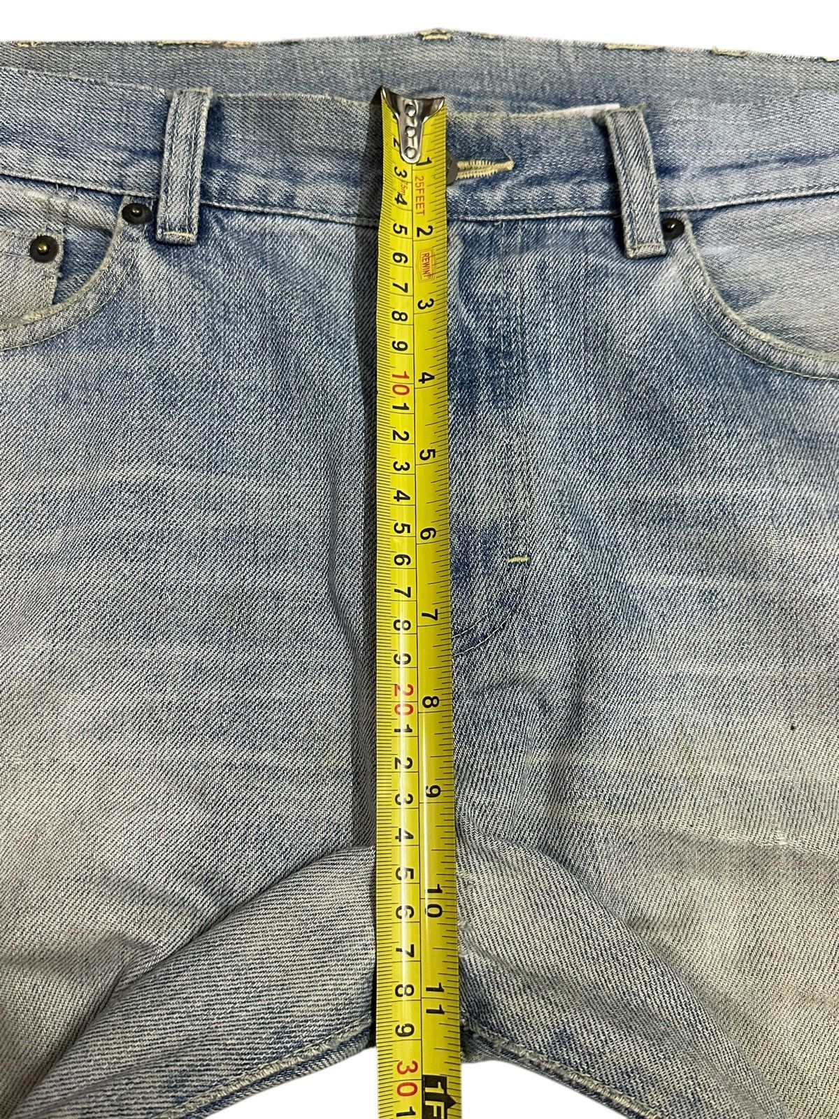 Calvin Klein Vintage Calvin Klein Faded Wash Style Distressed Loose Jeans Size US 32 / EU 48 - 16 Thumbnail