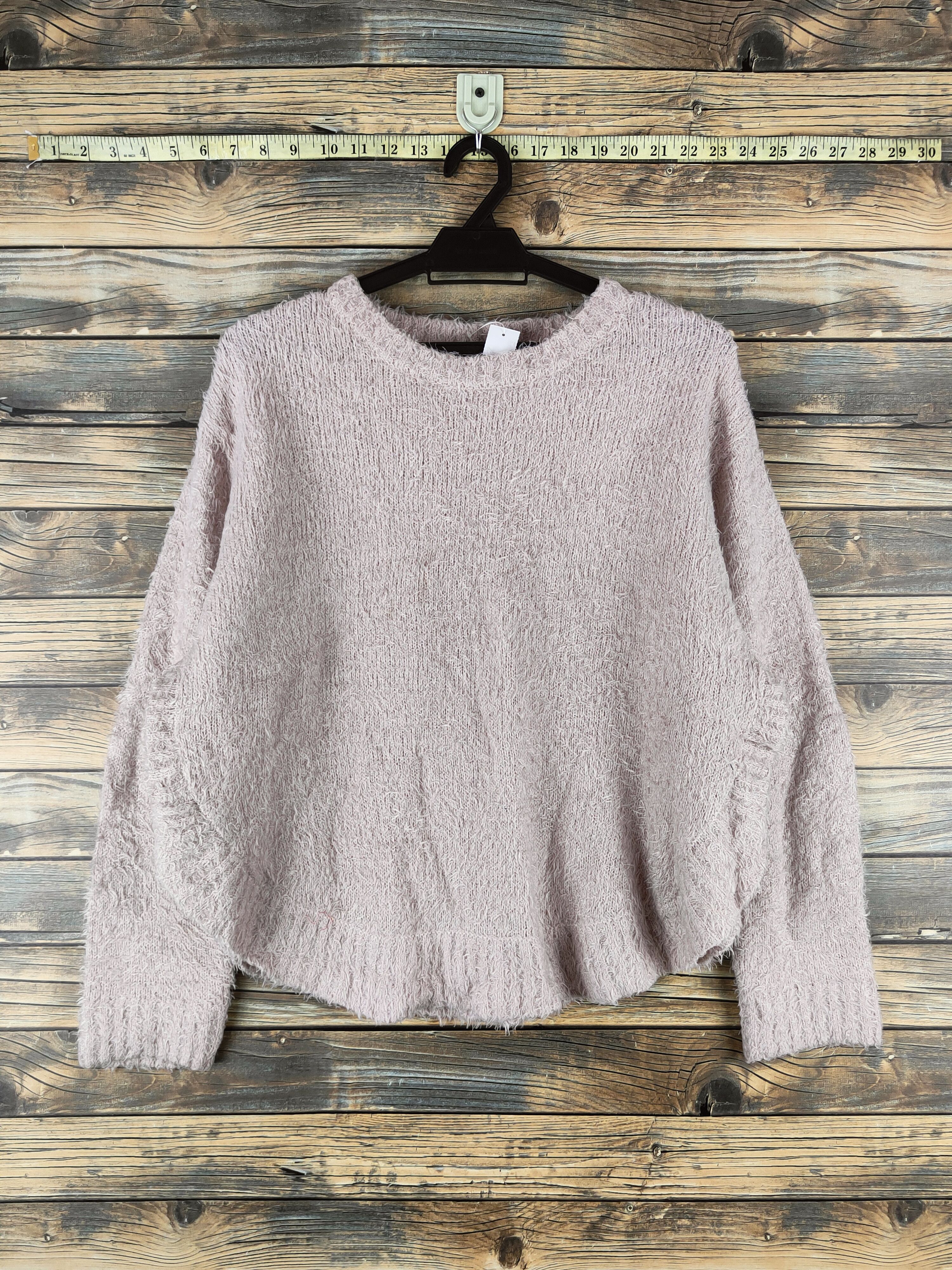 Japanese Brand DL As know as Soft Pink Fur Mohair Knitwear #46-448 Size L / US 10 / IT 46 - 1 Thumbnail