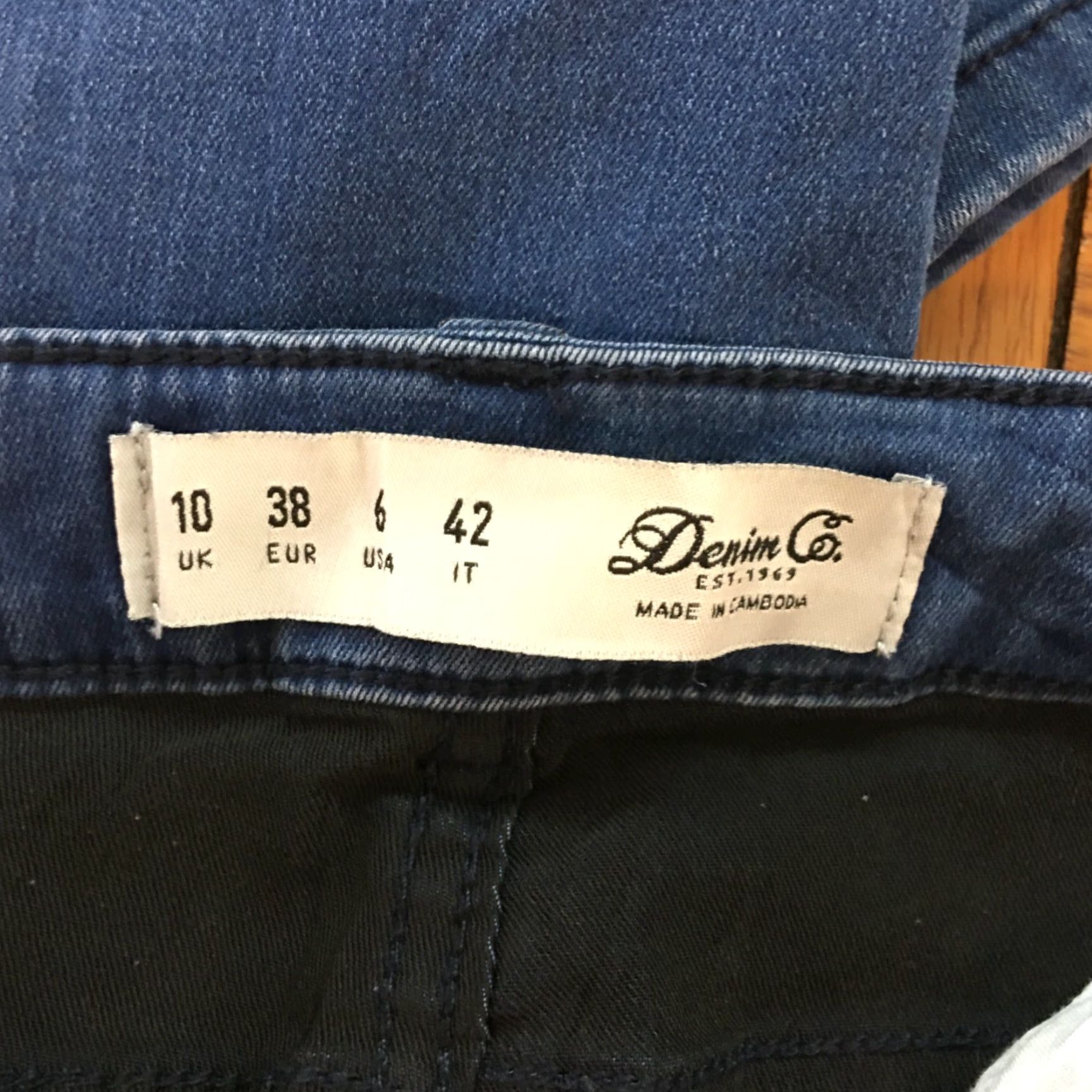 Denim & Co. Denim & Co. Denim Jeans Skinny Womens 30 Navy Blue 30X28 6 Casual Slim Regular Blue Jeans Women's Fit: Slim, 5-Pocket Design, Button Closure, Cotton Size 28" / US 6 / IT 42 - 6 Thumbnail