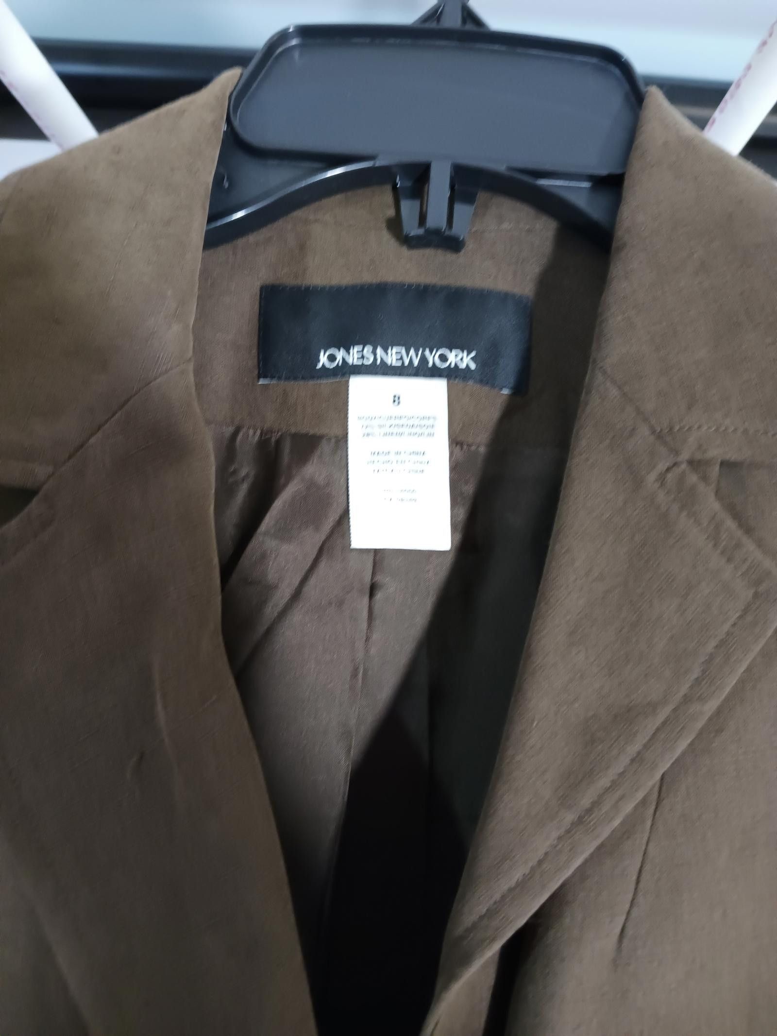Jones New York Jones New York Women's Brown Blazer - Size 8 Size M / US 6-8 / IT 42-44 - 2 Thumbnail