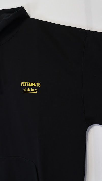 Vetements o1rshd1 Hoodie in Black Size US XS / EU 42 / 0 - 4 Thumbnail