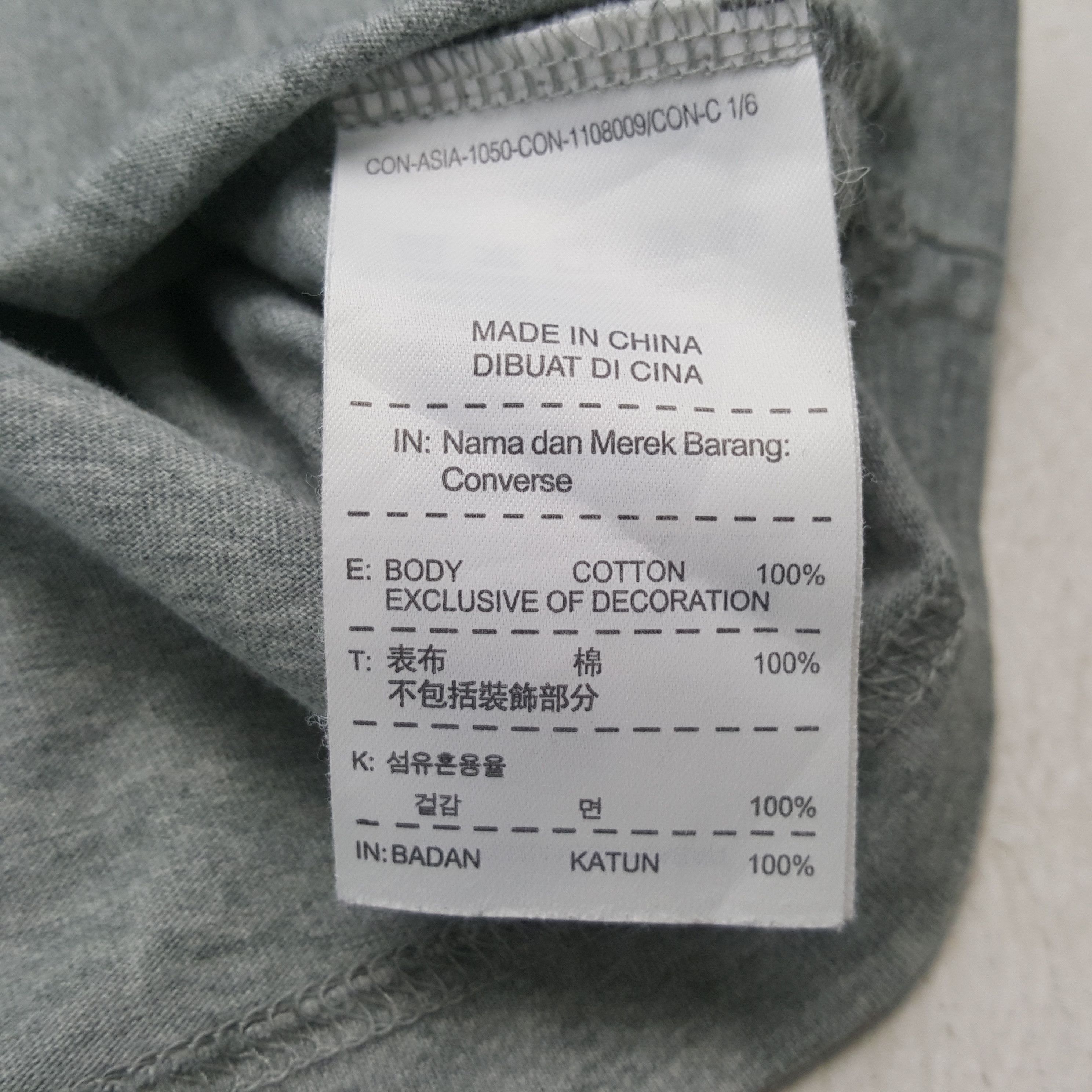 Converse Converse Cons Streetwear Style Tshirt RR21 Size US L / EU 52-54 / 3 - 6 Thumbnail