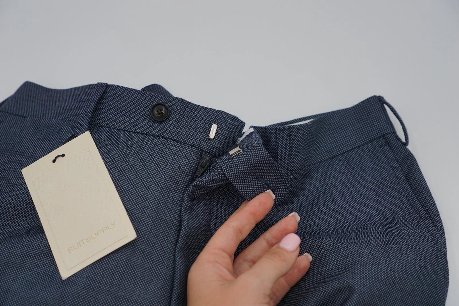 Suitsupply Men Suitsupply Pants Navy Blue Wool Sienna Size UK/US36 Size 36R - 4 Thumbnail