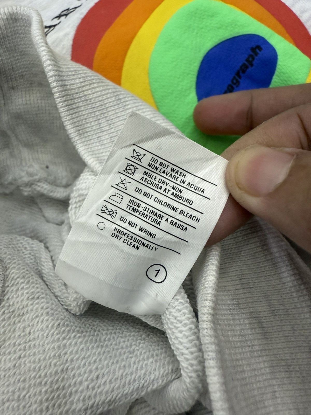 Japanese Brand PARAGRAPH Multi Graphic Logo Murakami Baggy Fit Sweatshirt Size US L / EU 52-54 / 3 - 10 Thumbnail