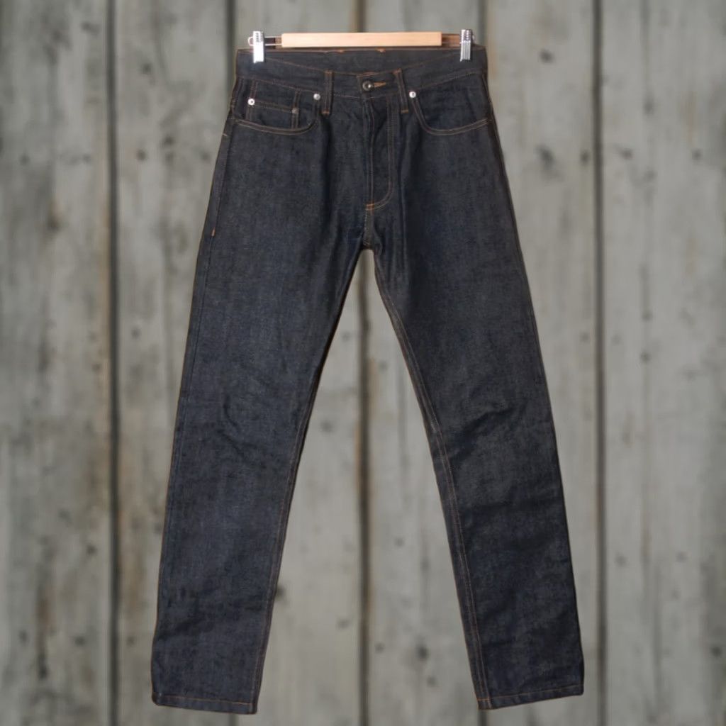 3sixteen 3Sixteen Denim Jeans Sz. 29 14.5 oz Raw Selvedge 5-Pocket Straight Mens Regular Inseam 30.5" Blue Cotton ST-100X Size US 29 - 1 Thumbnail