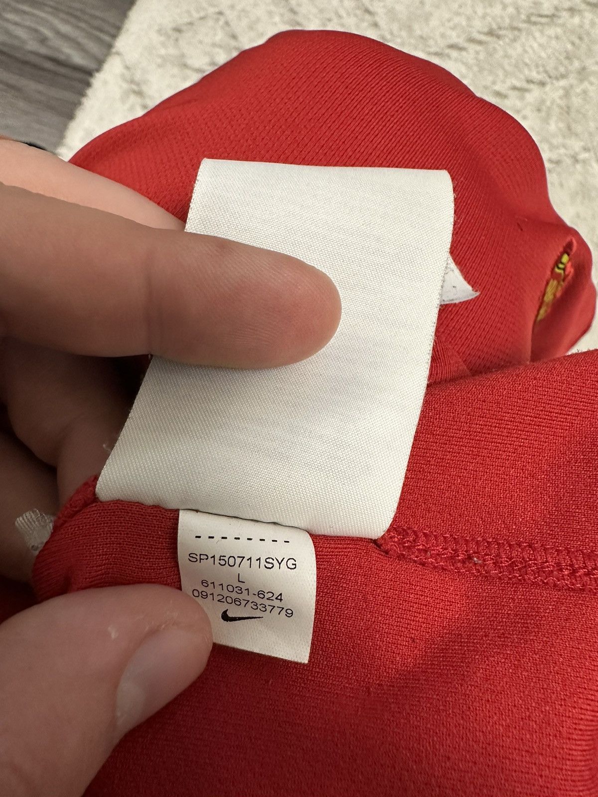 Nike Nike Vintage Manchester United 2014/2015 Red Jersey hype Size US L / EU 52-54 / 3 - 7 Thumbnail