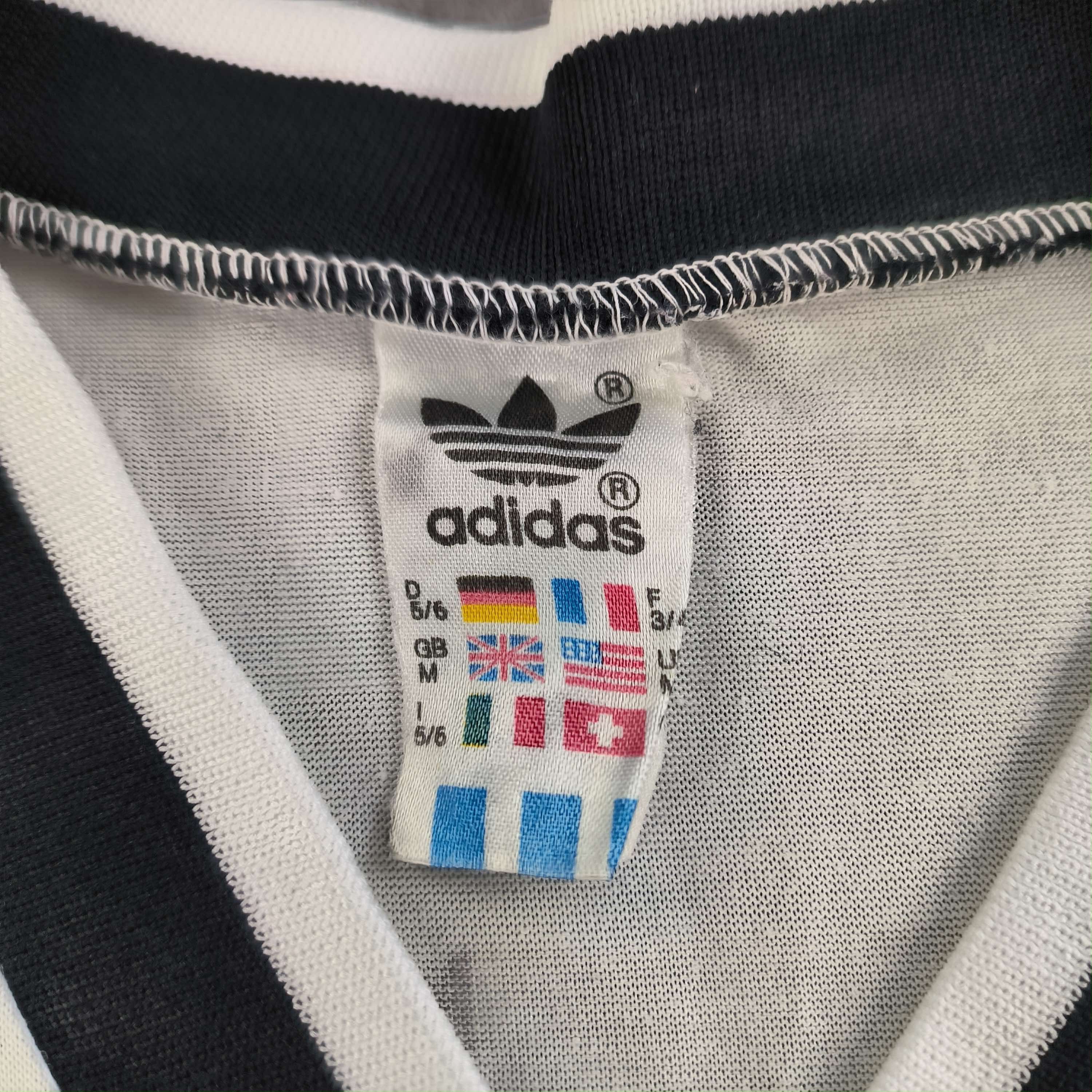 Adidas Germany 1984-86 Adidas home LS football jersey size D5/6 Size US M / EU 48-50 / 2 - 5 Thumbnail