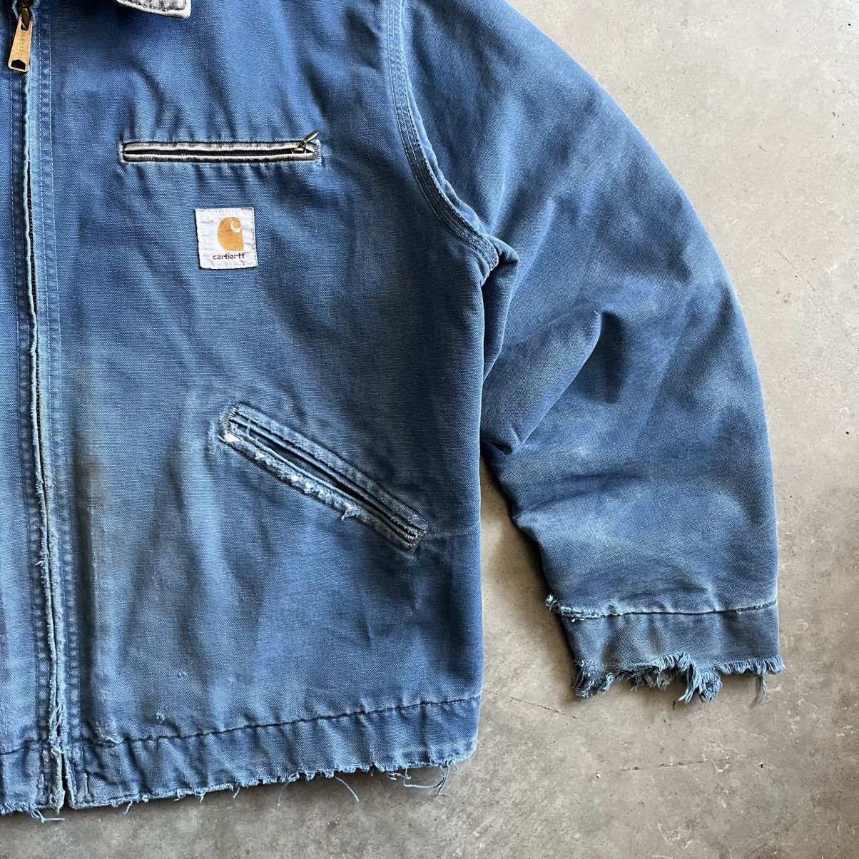 Carhartt Carhartt JB1215 Blue Detroit Jacket Rare Size Large Vintage Size US L / EU 52-54 / 3 - 4 Thumbnail