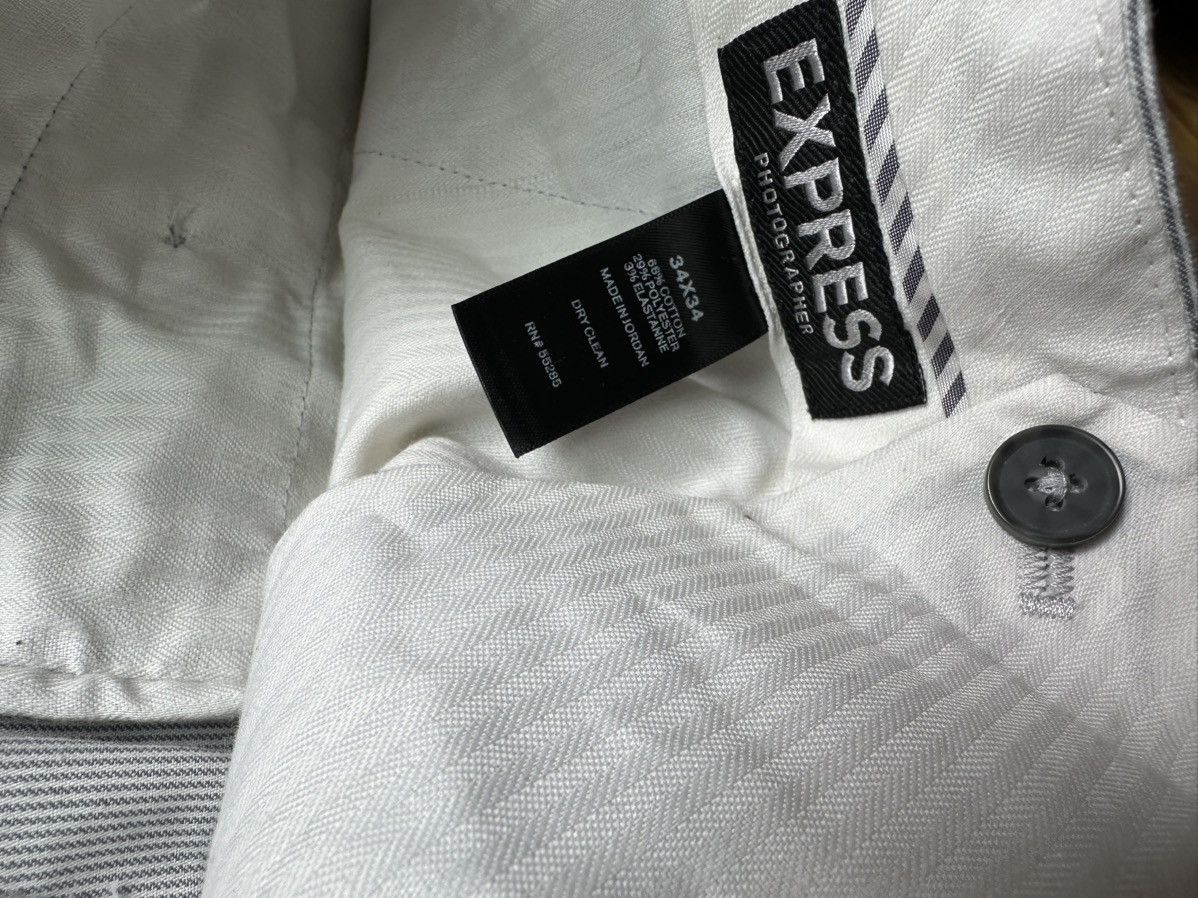 Express Men's Gray Pants Size US 34 / EU 50 - 5 Thumbnail