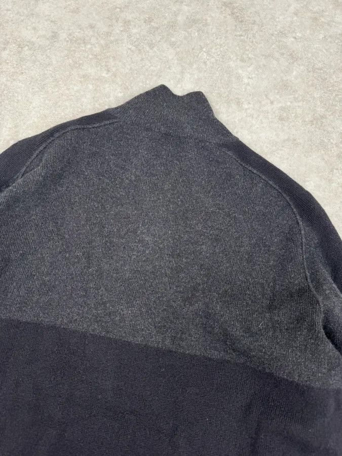 Prada 2000s Prada Navy & Grey Cashmere Zip-Up Sweater Size US L / EU 52-54 / 3 - 7 Thumbnail