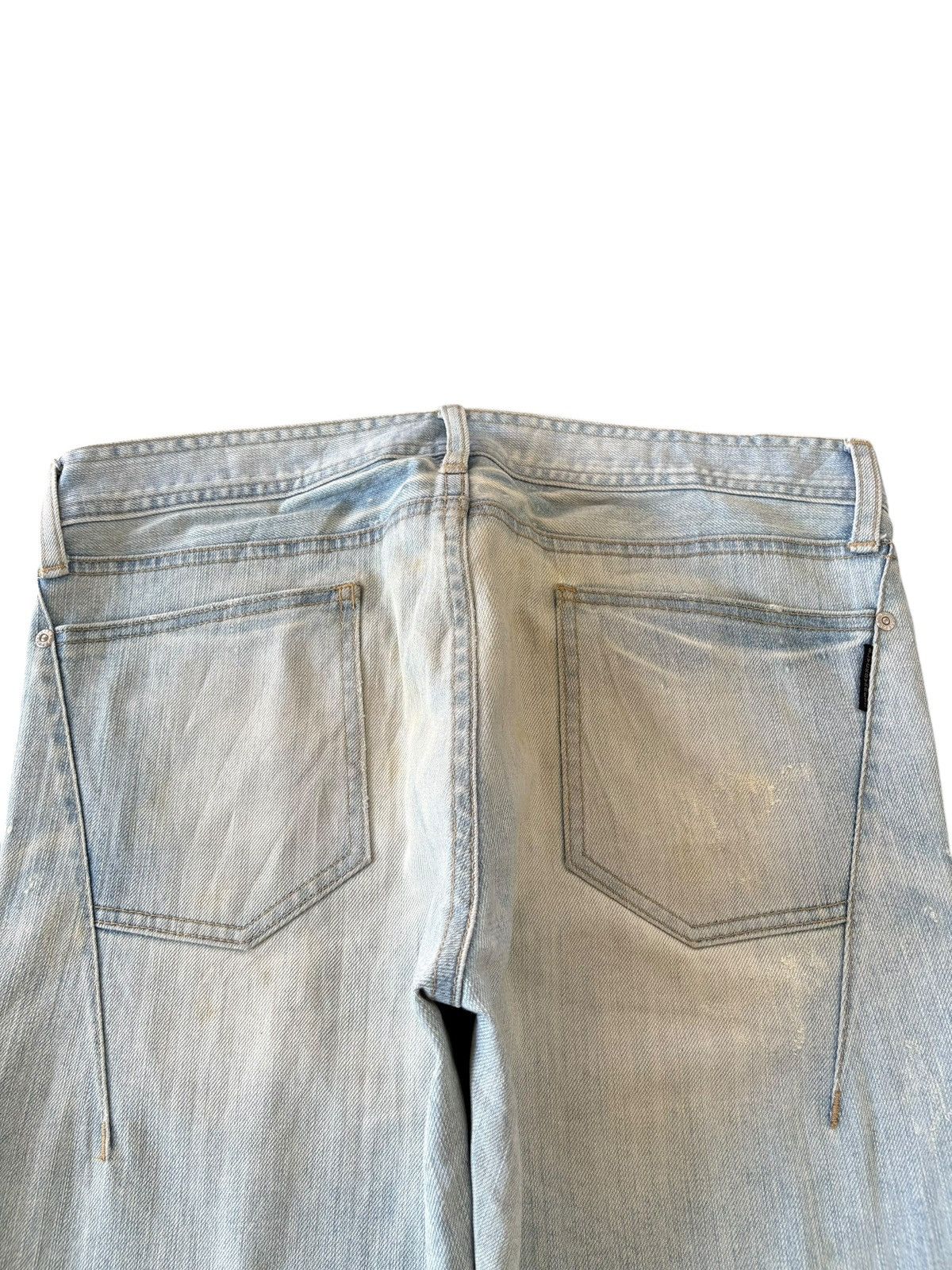Black Barrett Vintage Japanese Black Barrette Light Mud Wash Distres Jeans Size US 34 / EU 50 - 4 Thumbnail