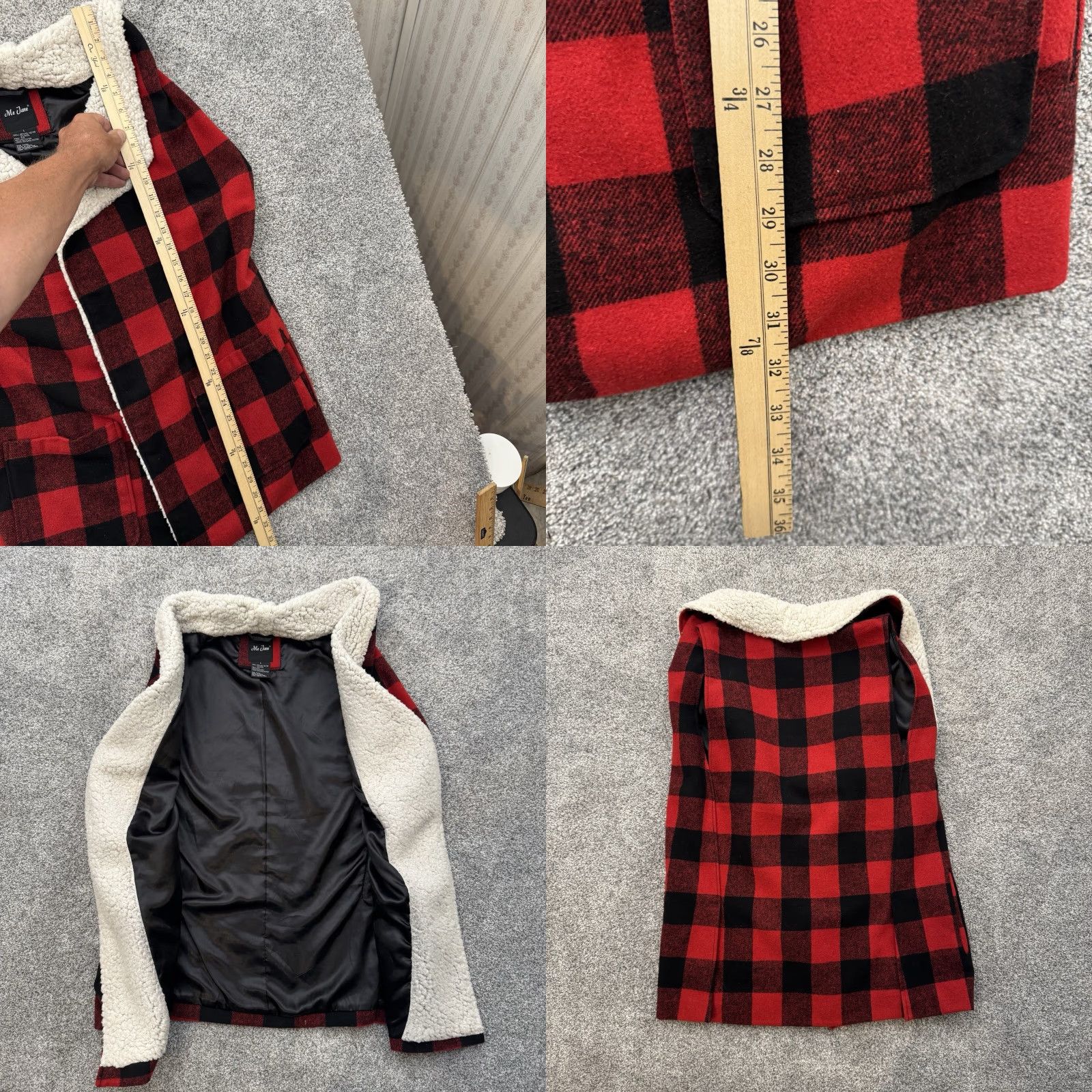Lumberjack VINTAGE My Jane Buffalo Plaid Winter Vest L Wool Blend Y2K Cabincore Lumberjack Women Vest Red Wrapless Open Pockets Winter/Casual Regular Size L / US 10 / IT 46 - 8 Thumbnail
