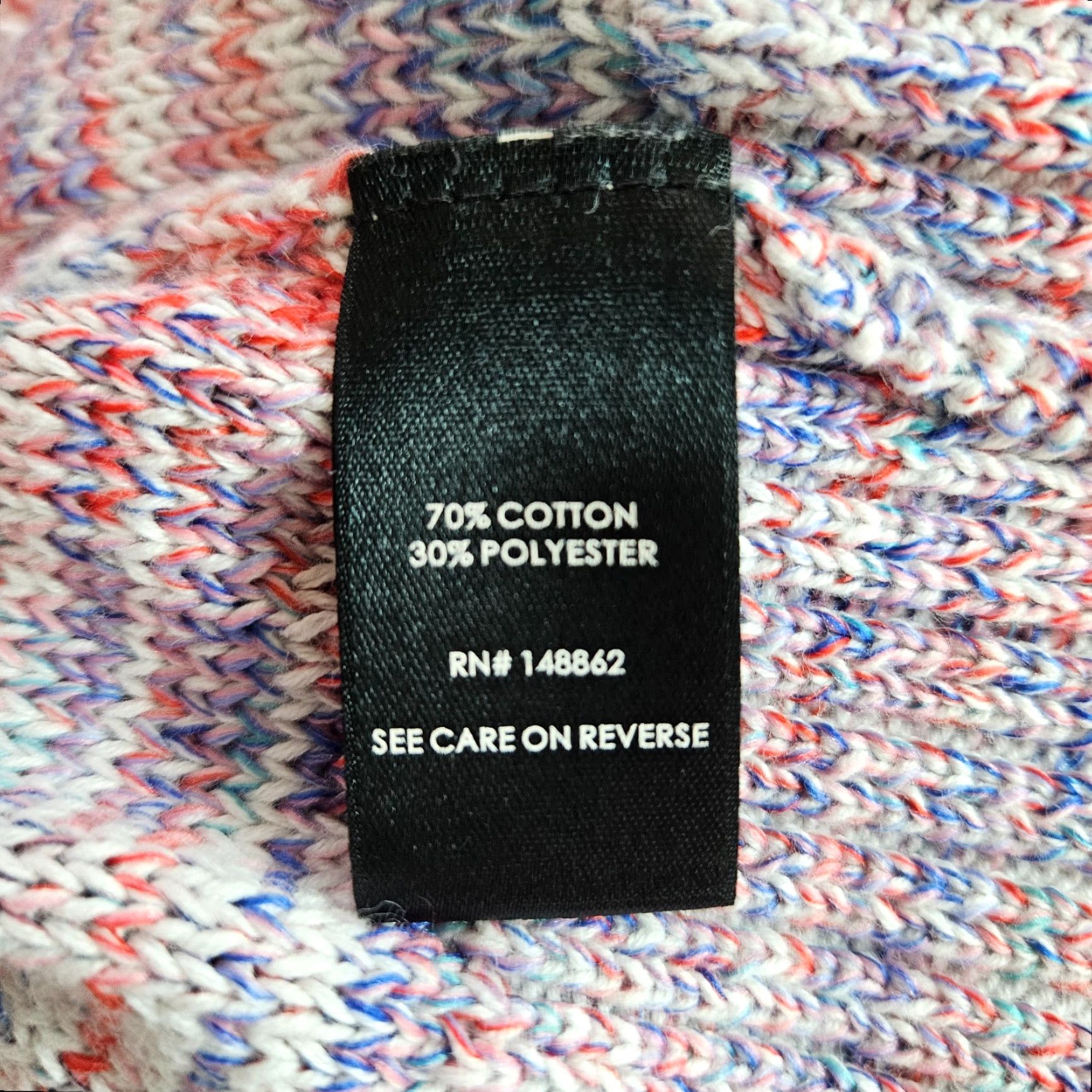 Torrid Torrid Womens Pullover Sweater Sz 2 Purple Pink Cotton Blend Knit Size XS / US 0-2 / IT 36-38 - 4 Thumbnail