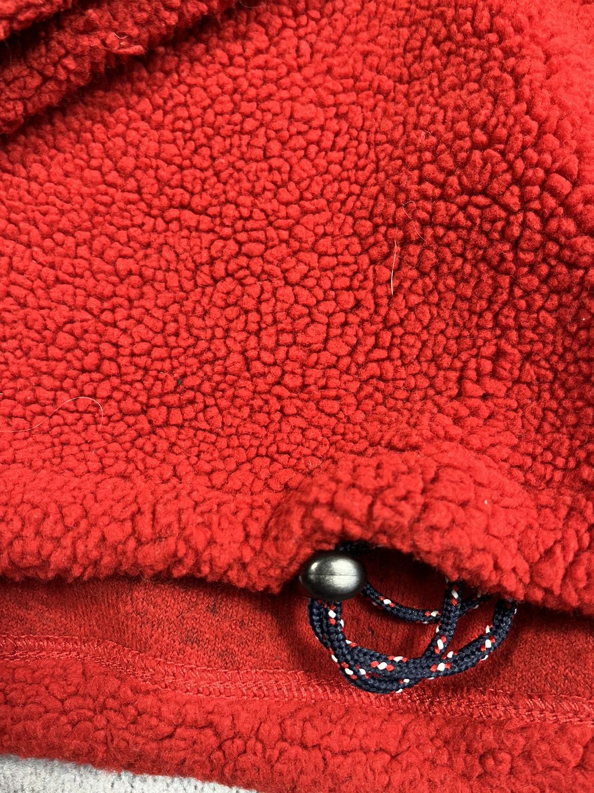 Tommy Hilfiger × Tommy Jeans × Vintage Vintage 90s Tommy Jeans fleece deep pile anorak hoodie XL Size US XL / EU 56 / 4 - 4 Thumbnail