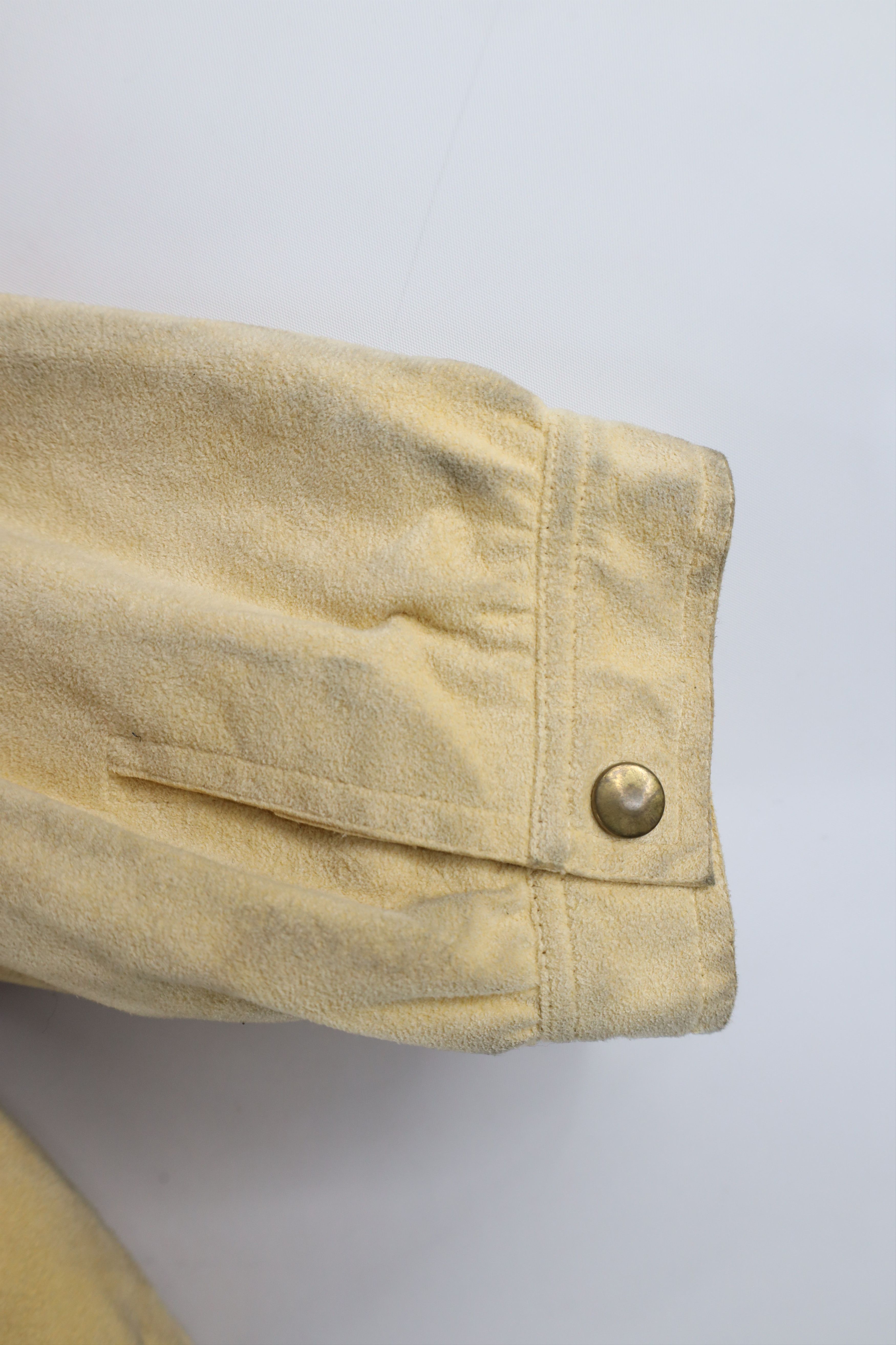 Vintage Vintage 60s Streetwear Ultra Suede Bomber Jacket Beige Size M / US 6-8 / IT 42-44 - 14 Thumbnail