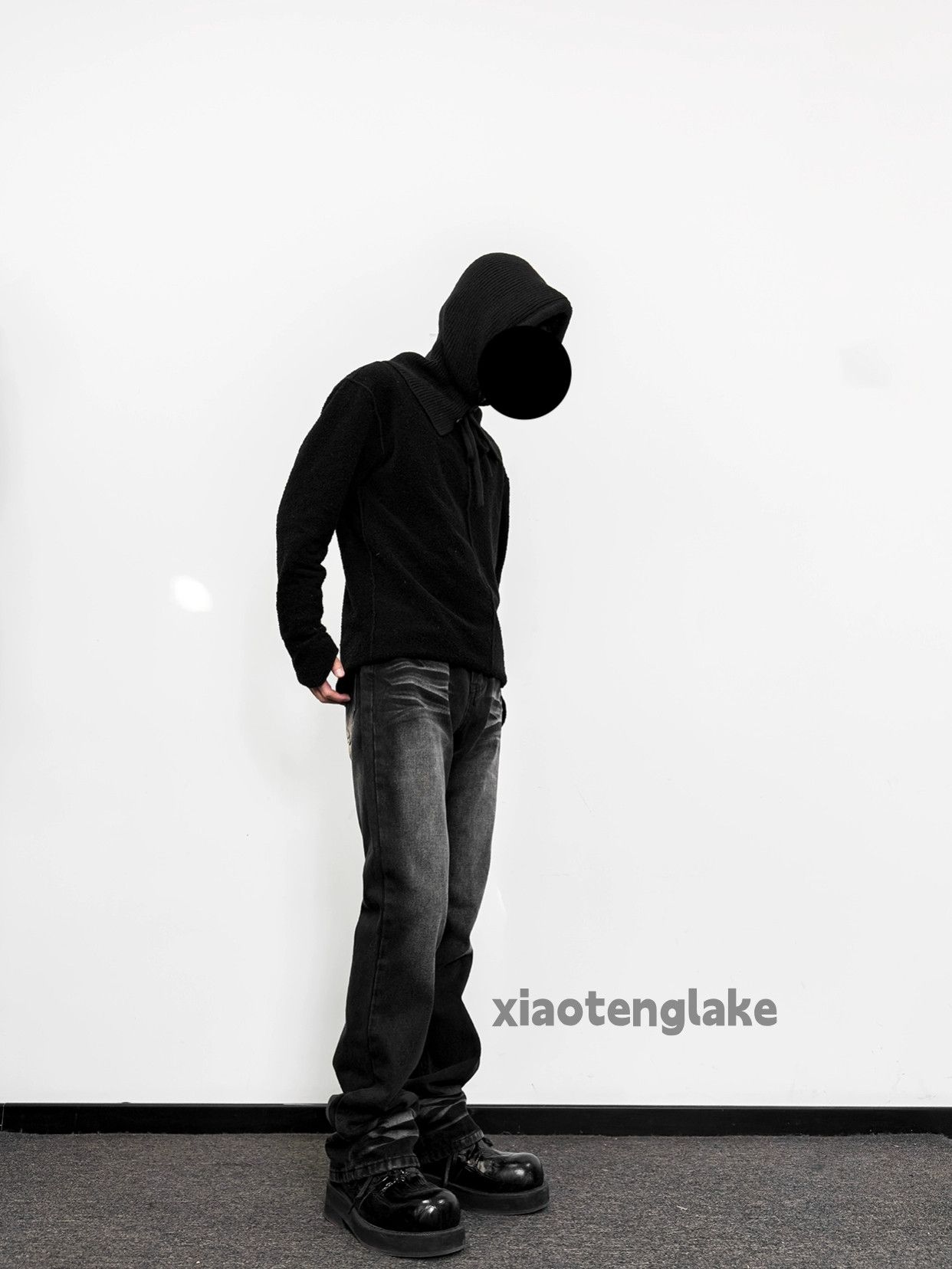 washed faded y2k punk grunge bootcut jeans