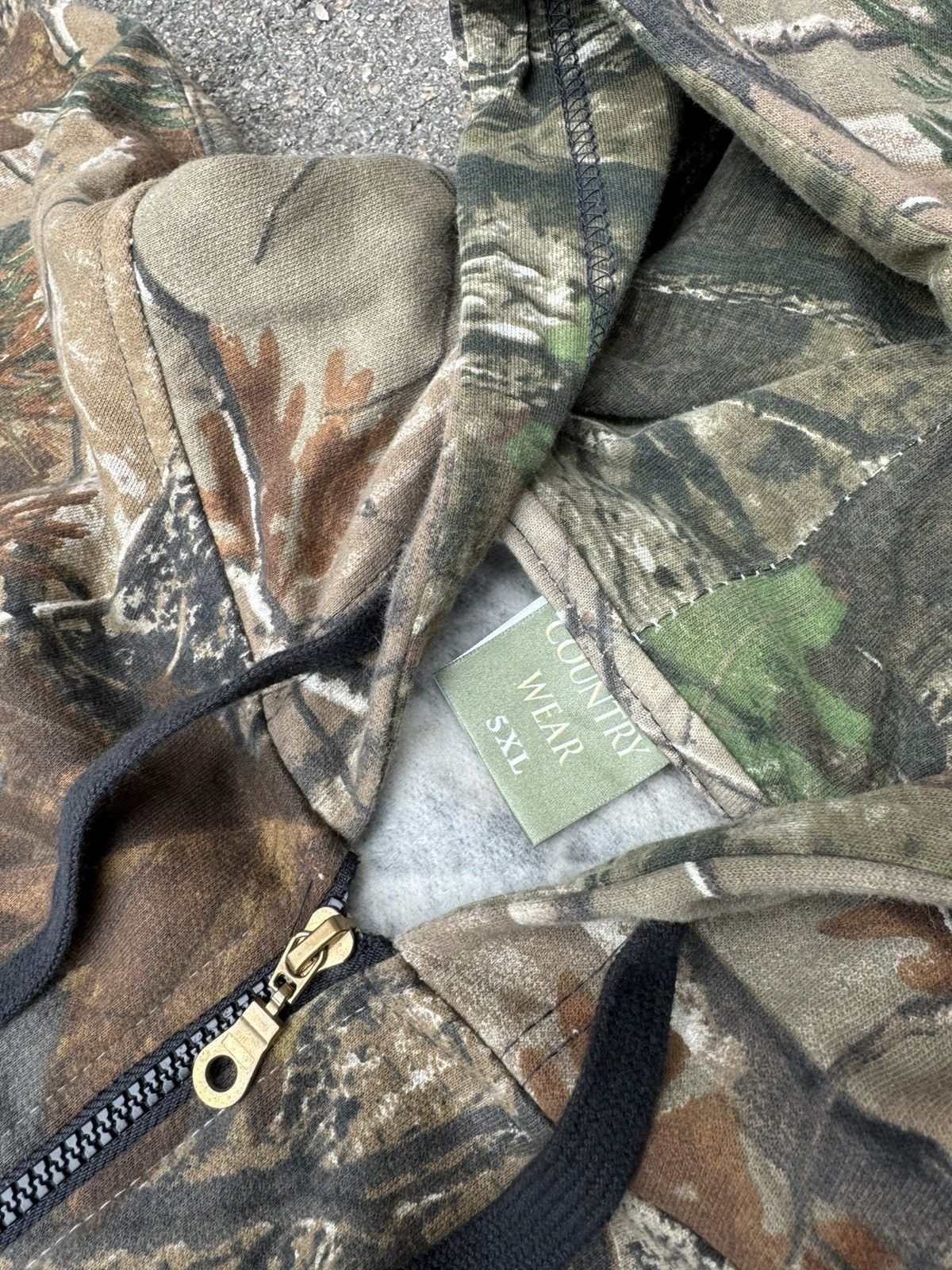 Realtree Vintage Camo Zip Hoodie 5XL Realtree Y2K Camouflage Size US XXL / EU 58 / 5 - 3 Thumbnail