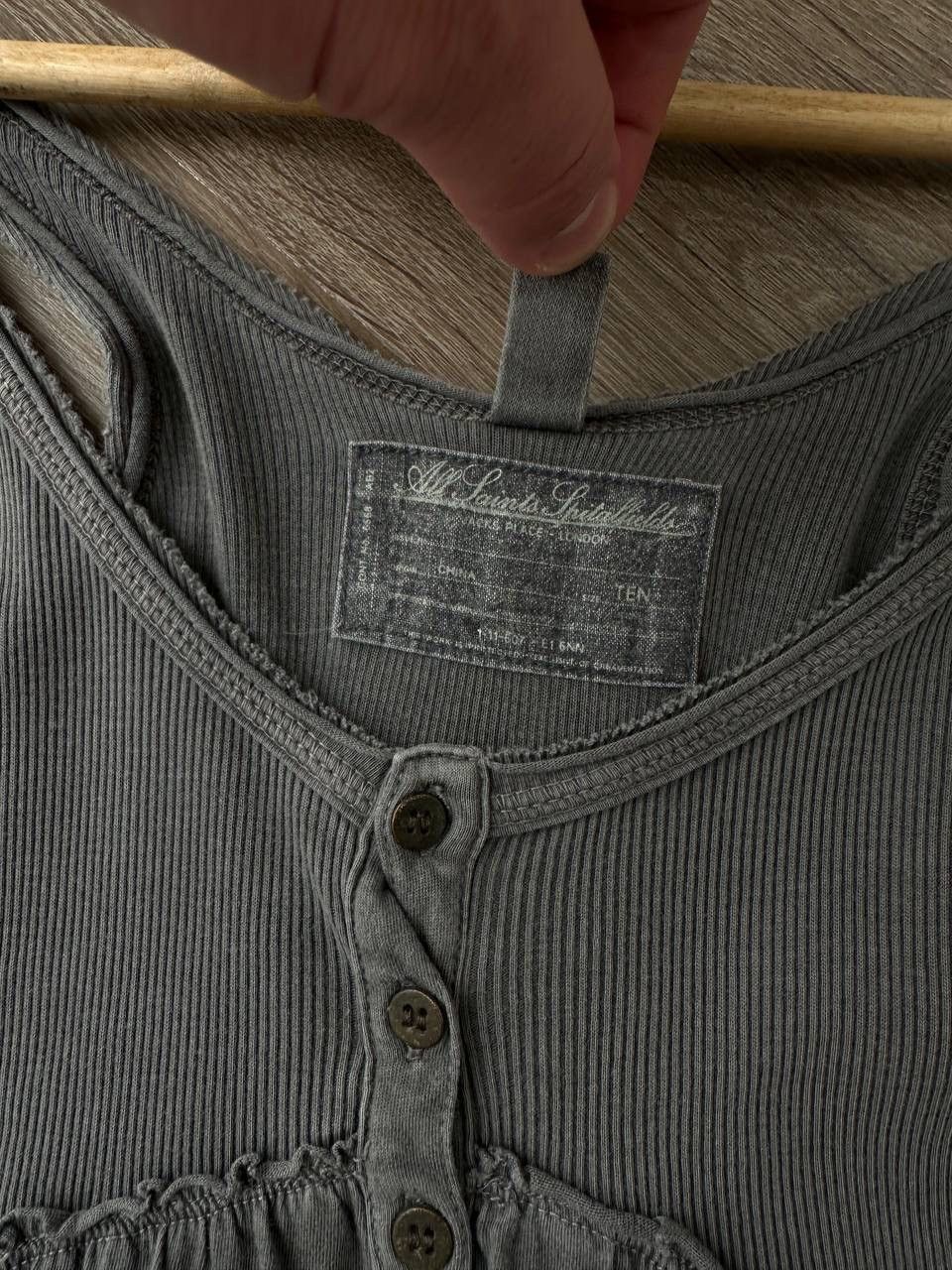 Allsaints × Japanese Brand × Vintage Vintage Japanese Avant Garde Allsaints Gray Womesn Dress Size S / US 4 / IT 40 - 6 Thumbnail
