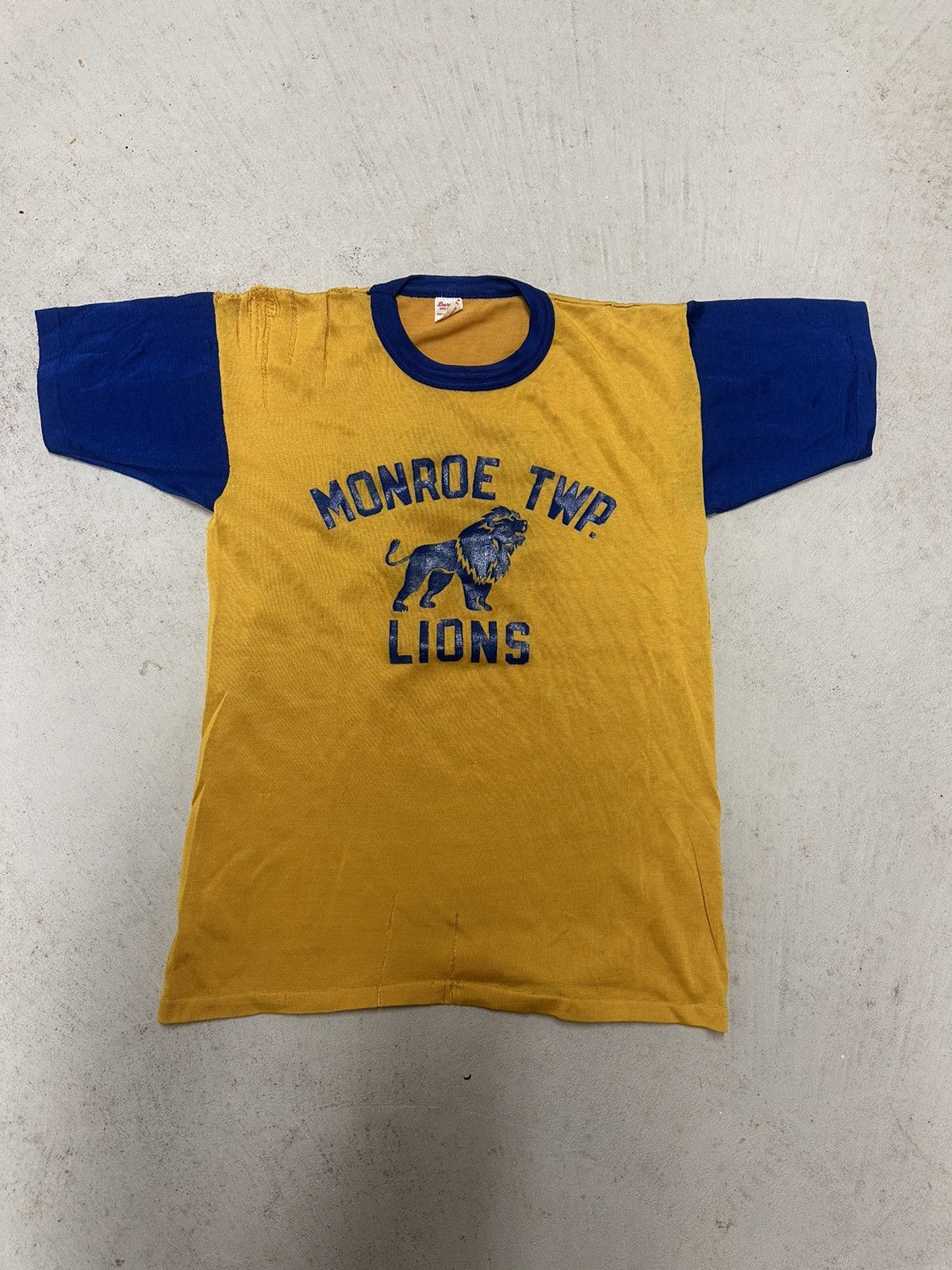 Vintage Monroe Township Ringer Tee Size US M / EU 48-50 / 2 - 1 Thumbnail
