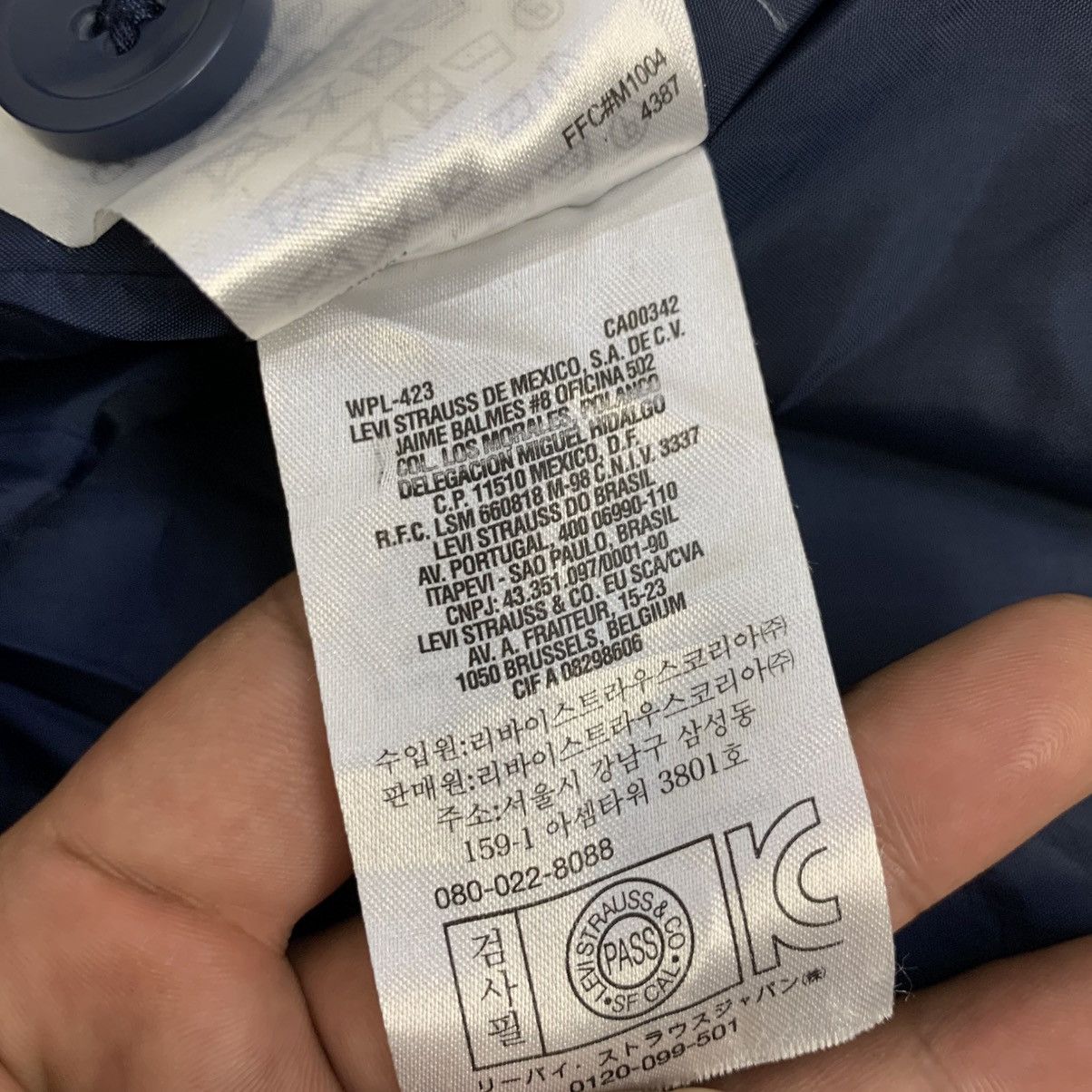 Levi's Levi’s Navy Wool Peacoat Double-Breasted Grail (S) Size US S / EU 44-46 / 1 - 14 Thumbnail