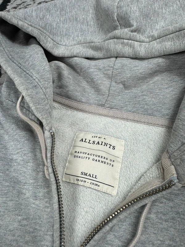 Allsaints Allsaints hoodie gray zip S Size US S / EU 44-46 / 1 - 4 Thumbnail
