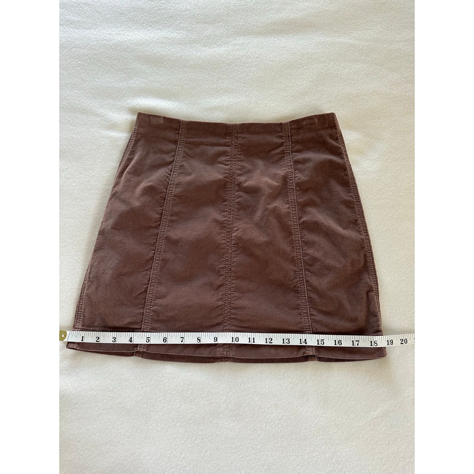 Free People Free People Modern Femme Corduroy Brown Mini Skirt Size 6 Size 28" / US 6 / IT 42 - 7 Thumbnail
