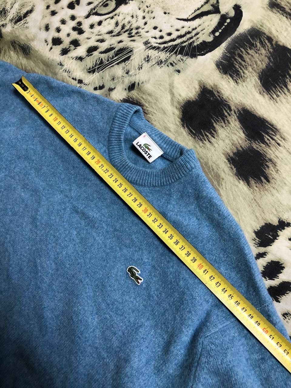 Lacoste Vintage Lacoste Y2K Logo Warm Streetwear Sweater Size US XL / EU 56 / 4 - 7 Thumbnail