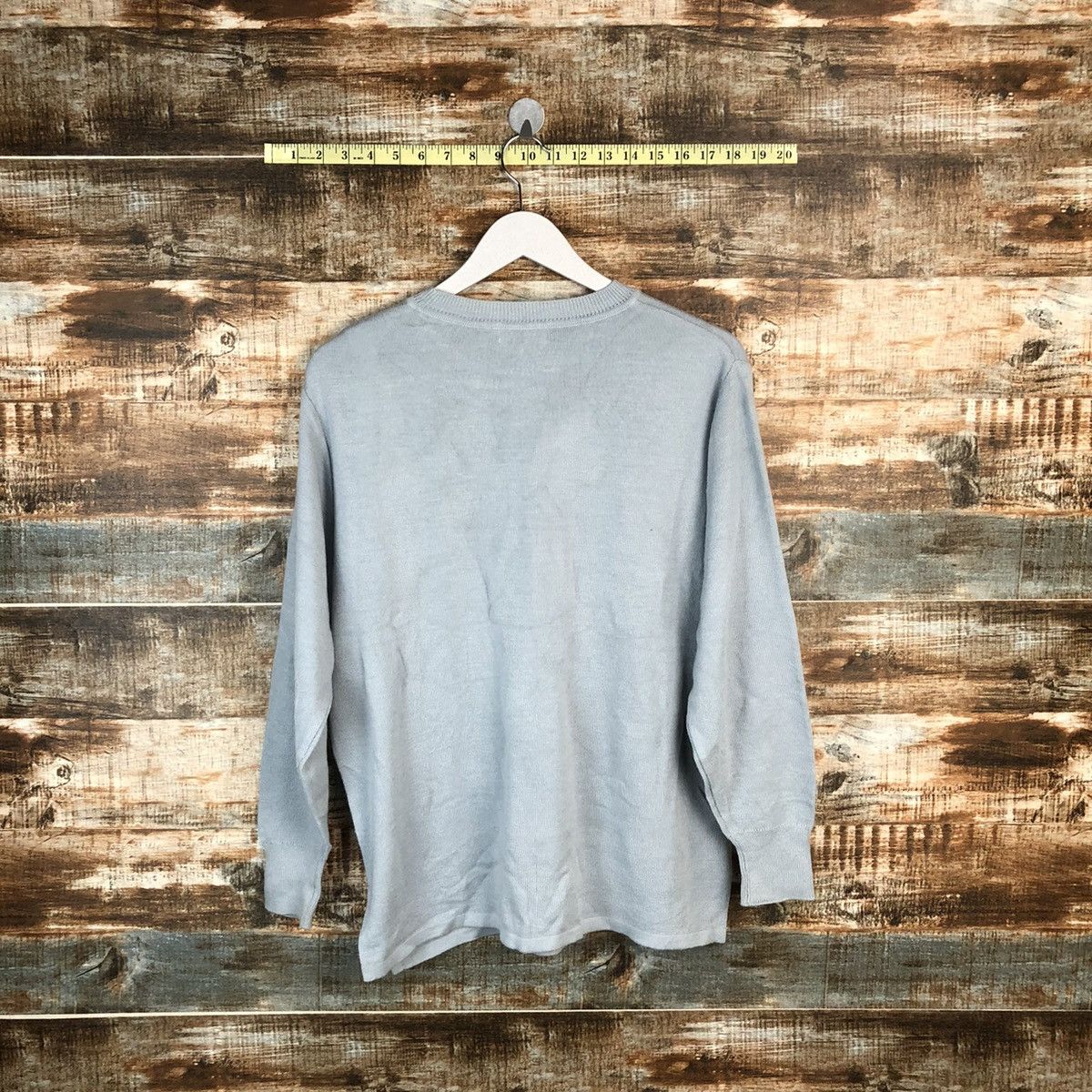 Homespun Knitwear × Japanese Brand × Vintage Original Fashion vintage Blue Knitwear #A1604 Size XL / US 12-14 / IT 48-50 - 13 Thumbnail