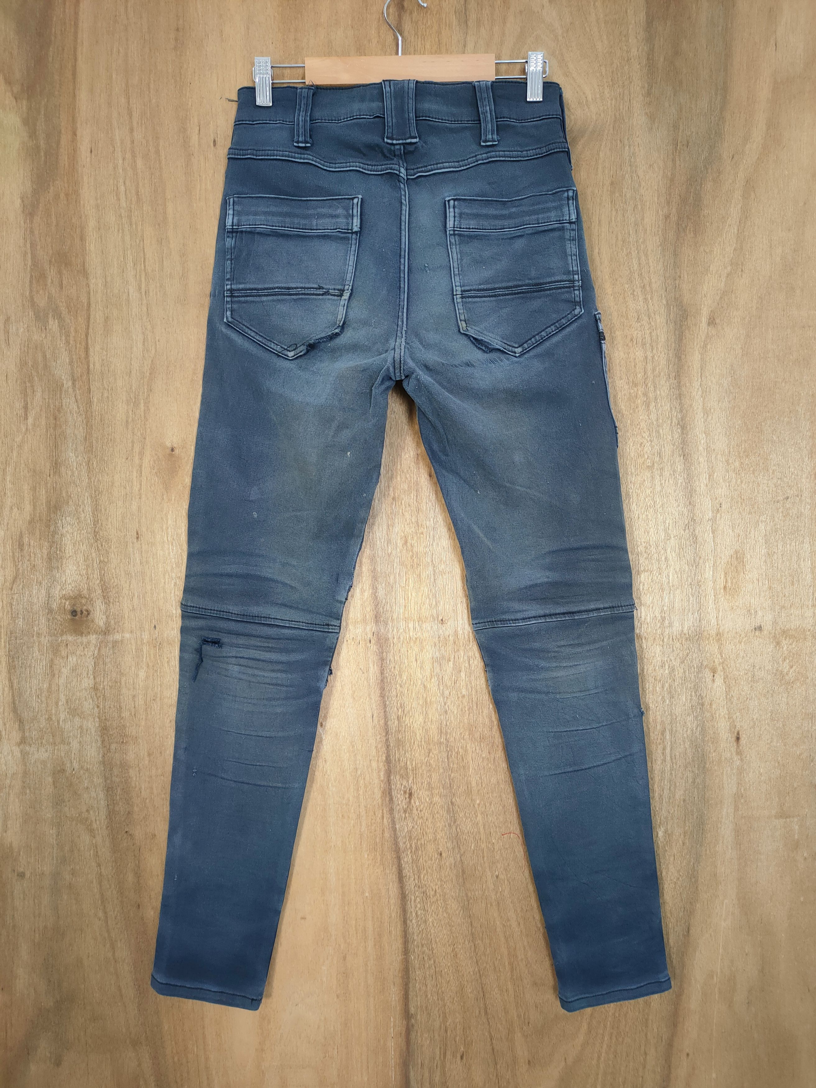 Japanese Brand VINTAGE JAPANESE FADED DISTRESSED SKINNY CARGO PANTS Size US 28 / EU 44 - 8 Thumbnail