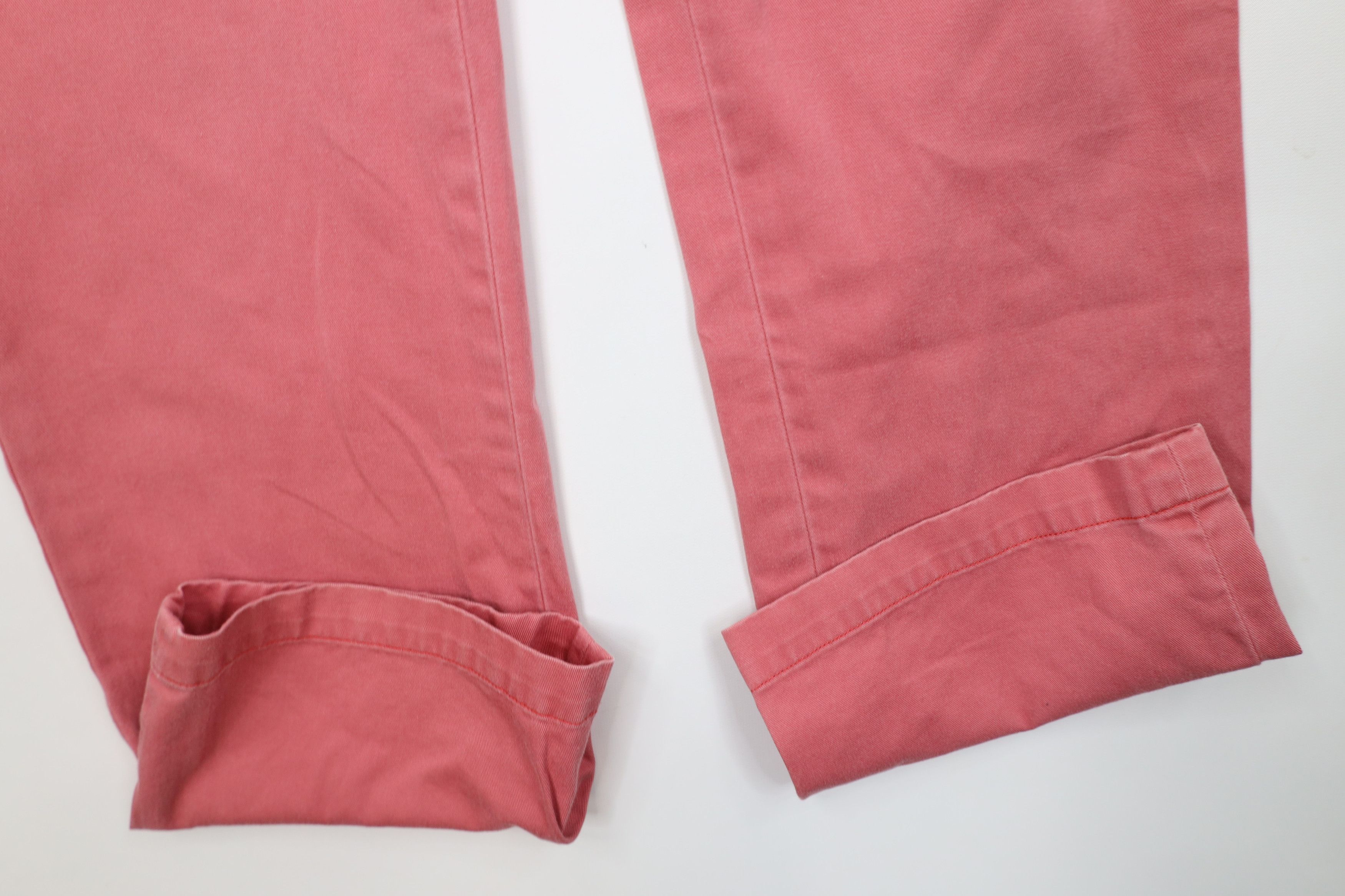 Ralph Lauren Vintage Ralph Lauren Stonewash Straight Leg Chino Pants Red Size US 33 - 5 Thumbnail